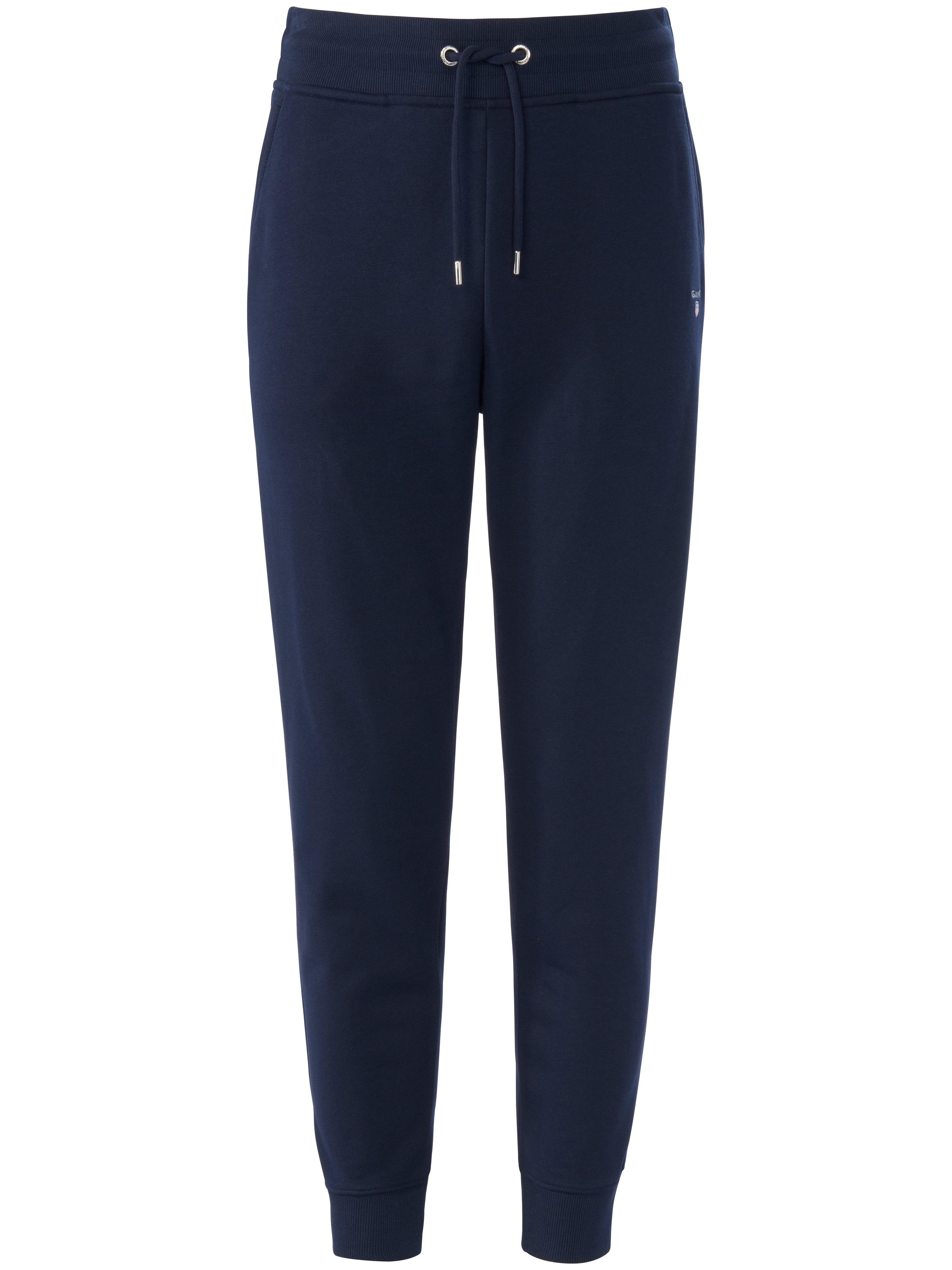 Sweatbroek elastische band Van GANT blauw