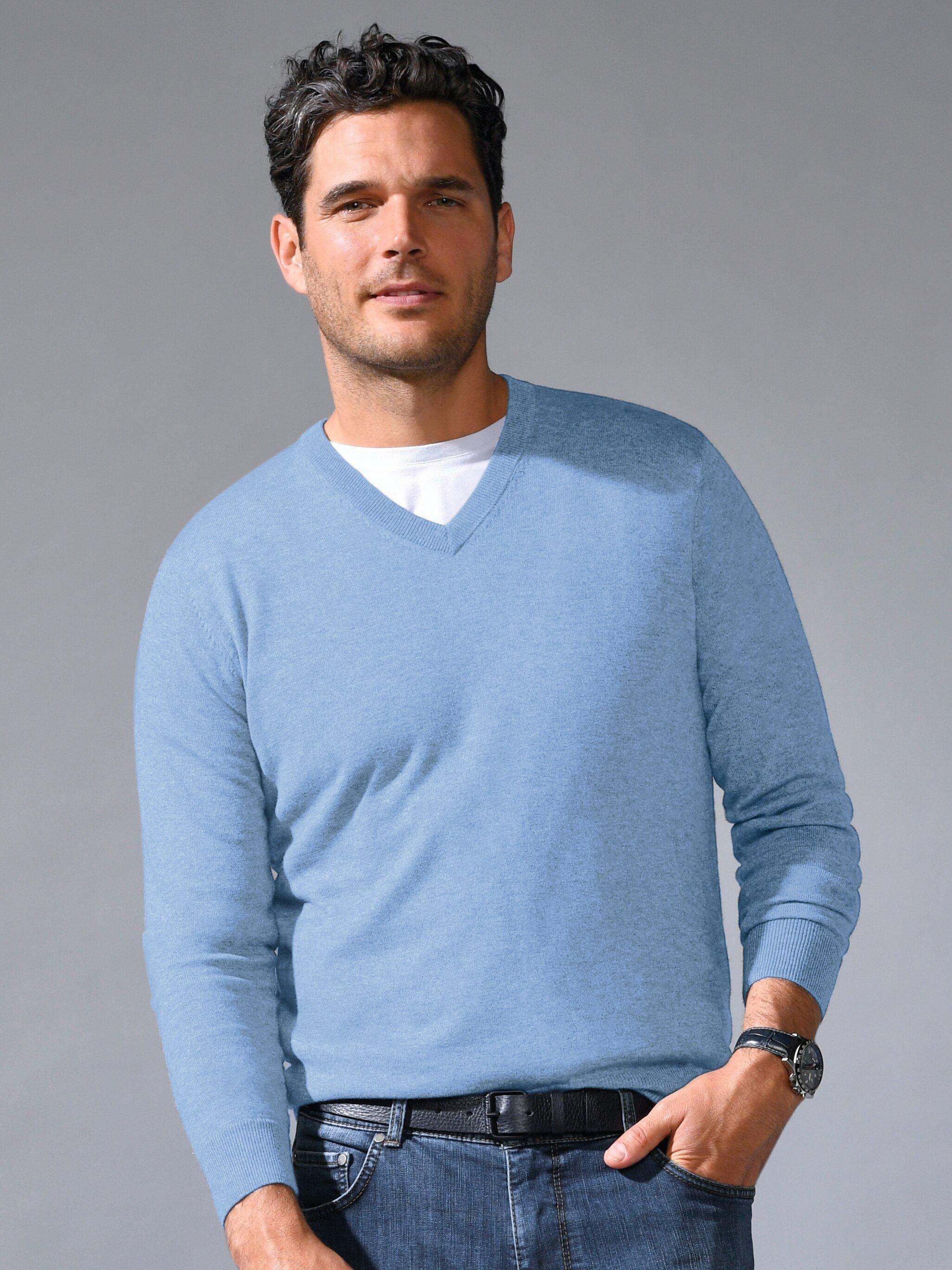 Peter Hahn - Le pull col V 100% laine vierge