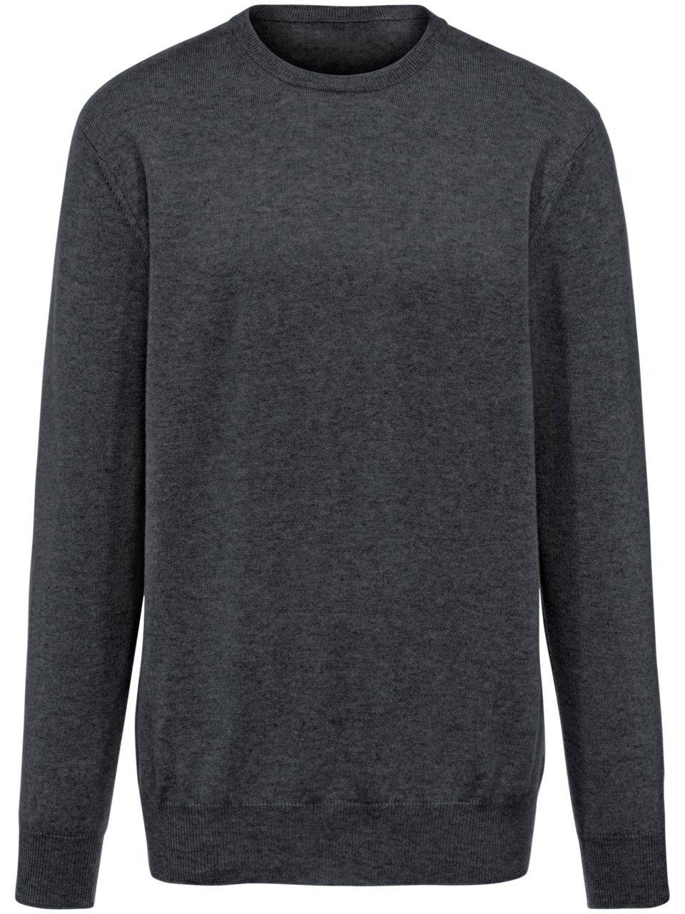 Pullover aus 100% Premium-Kaschmir Peter Hahn Cashmere grau günstig online kaufen