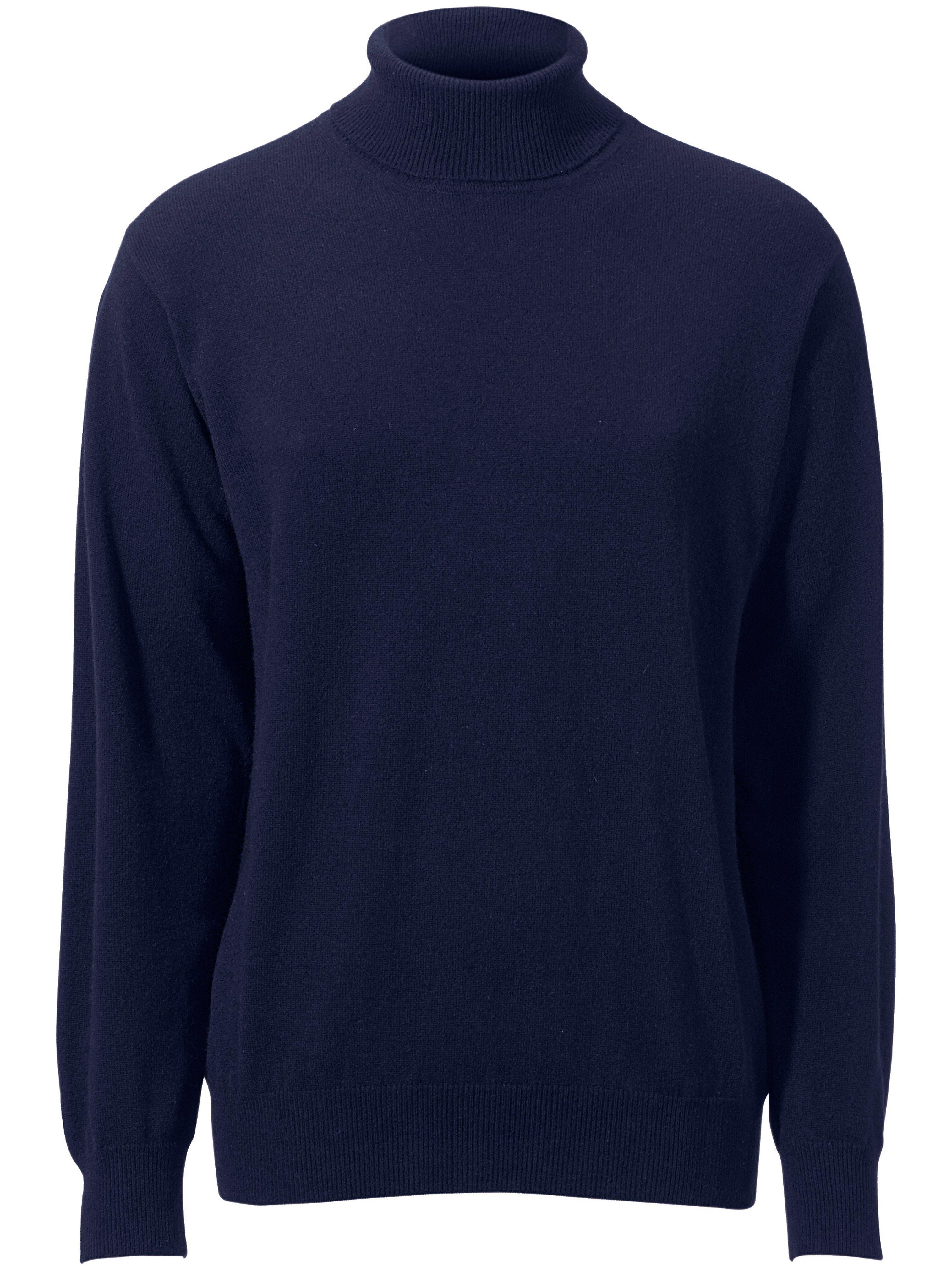 Pullover aus 100% Premium-Kaschmir Peter Hahn Cashmere blau günstig online kaufen