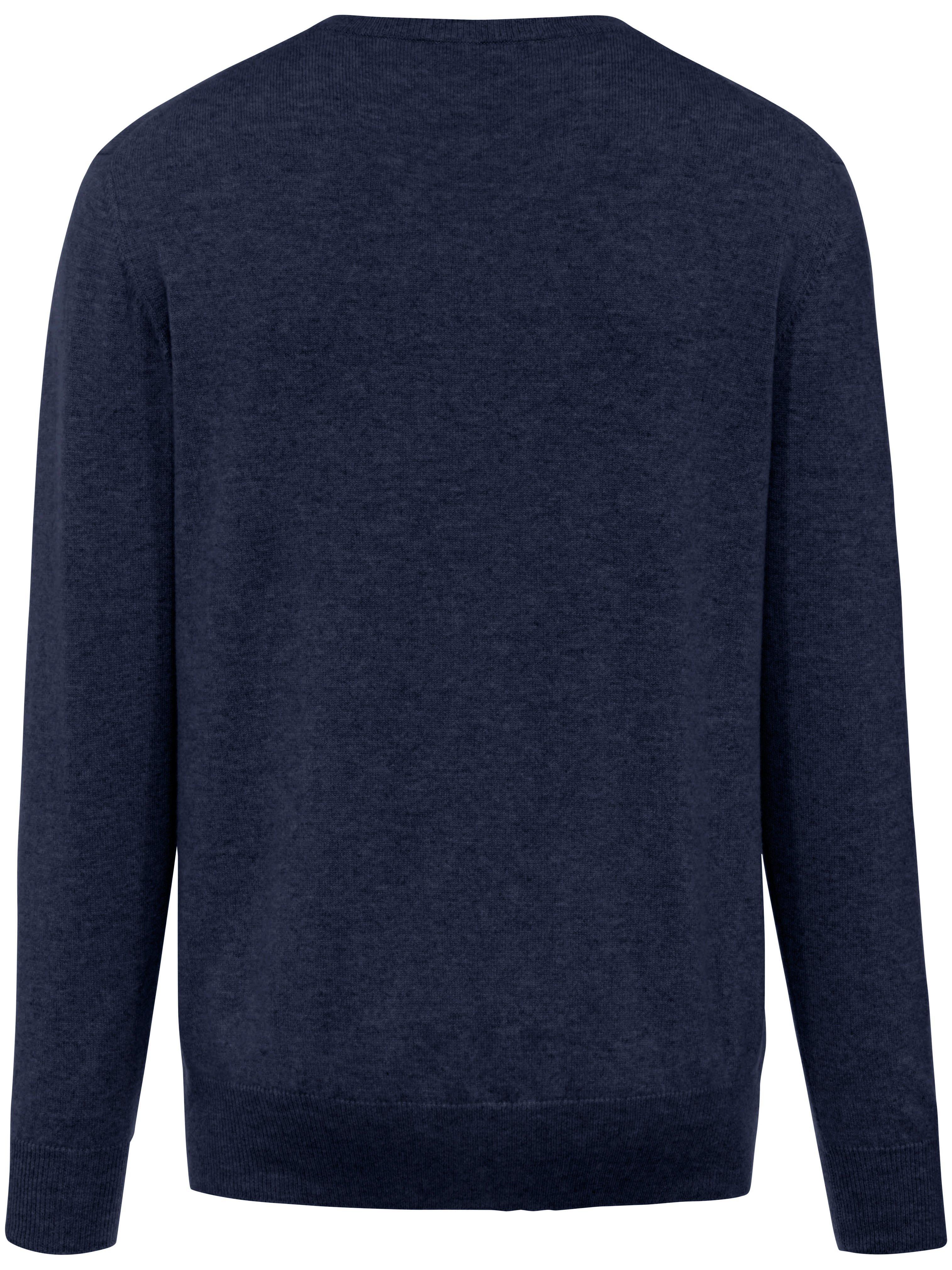 Thumbnail - V-Pullover aus 100% Premium-Kaschmir Peter Hahn Cashmere blau