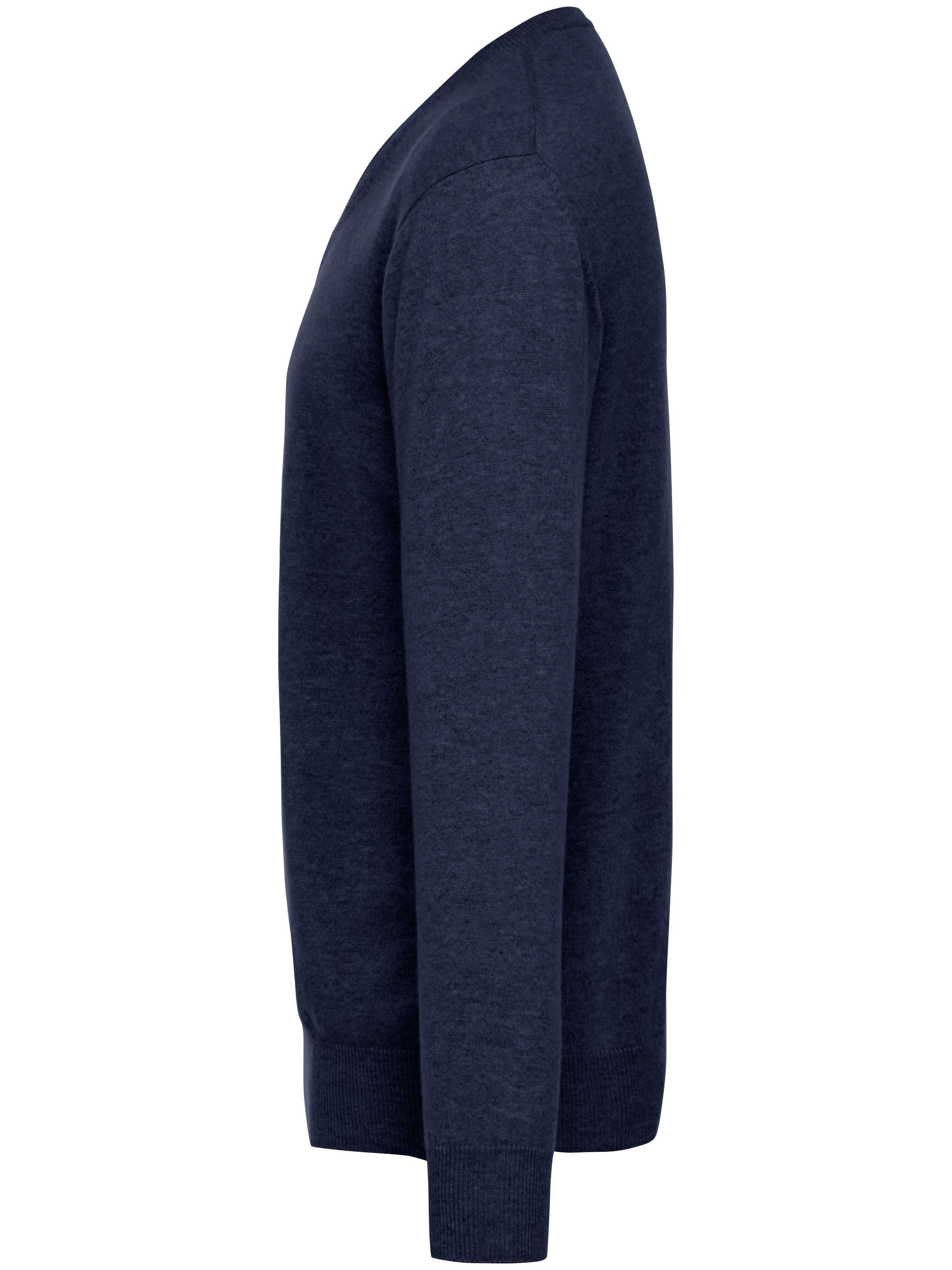 Thumbnail - V-Pullover aus 100% Premium-Kaschmir Peter Hahn Cashmere blau