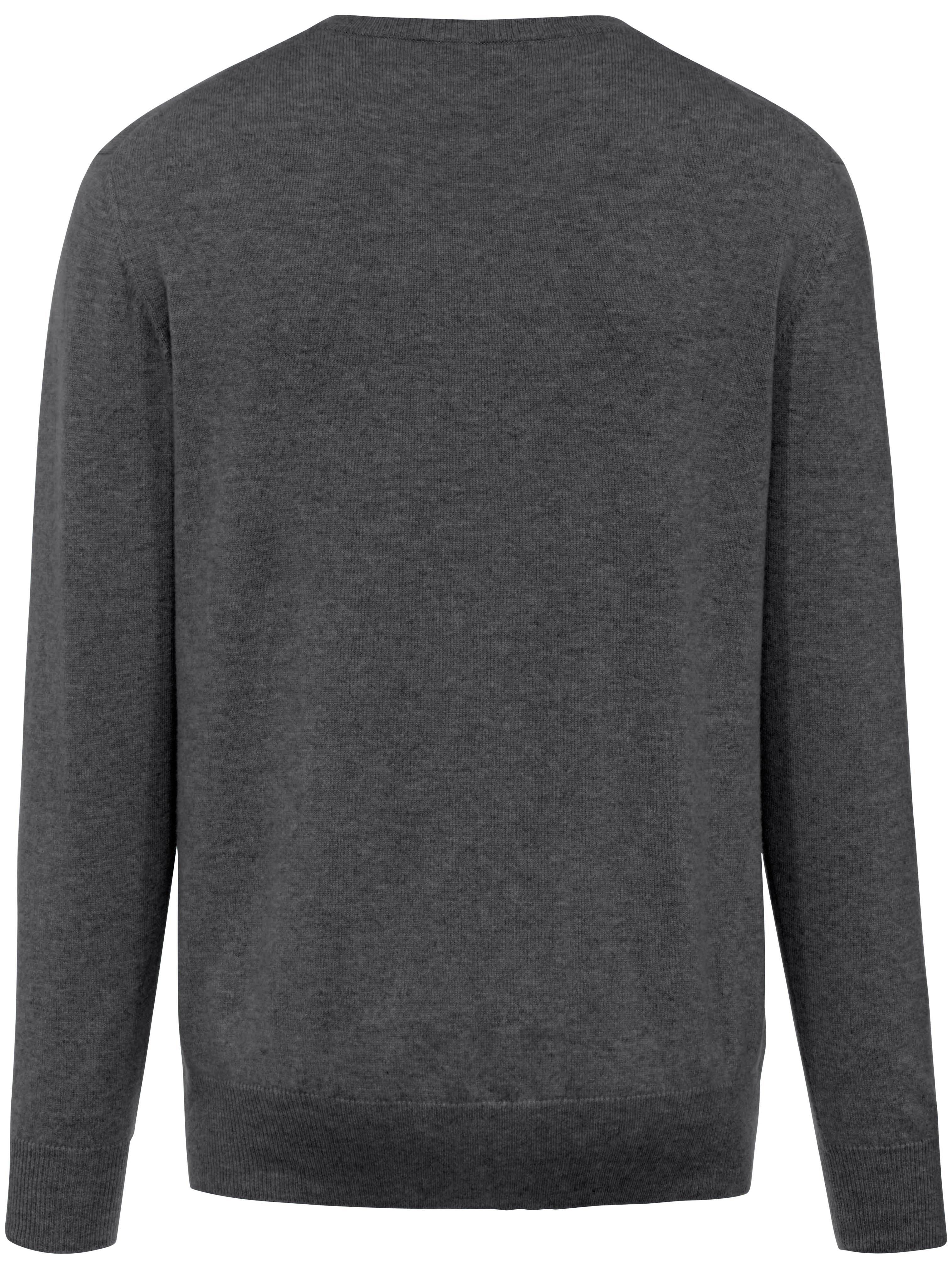 Thumbnail - V-Pullover aus 100% Premium-Kaschmir Peter Hahn Cashmere grau