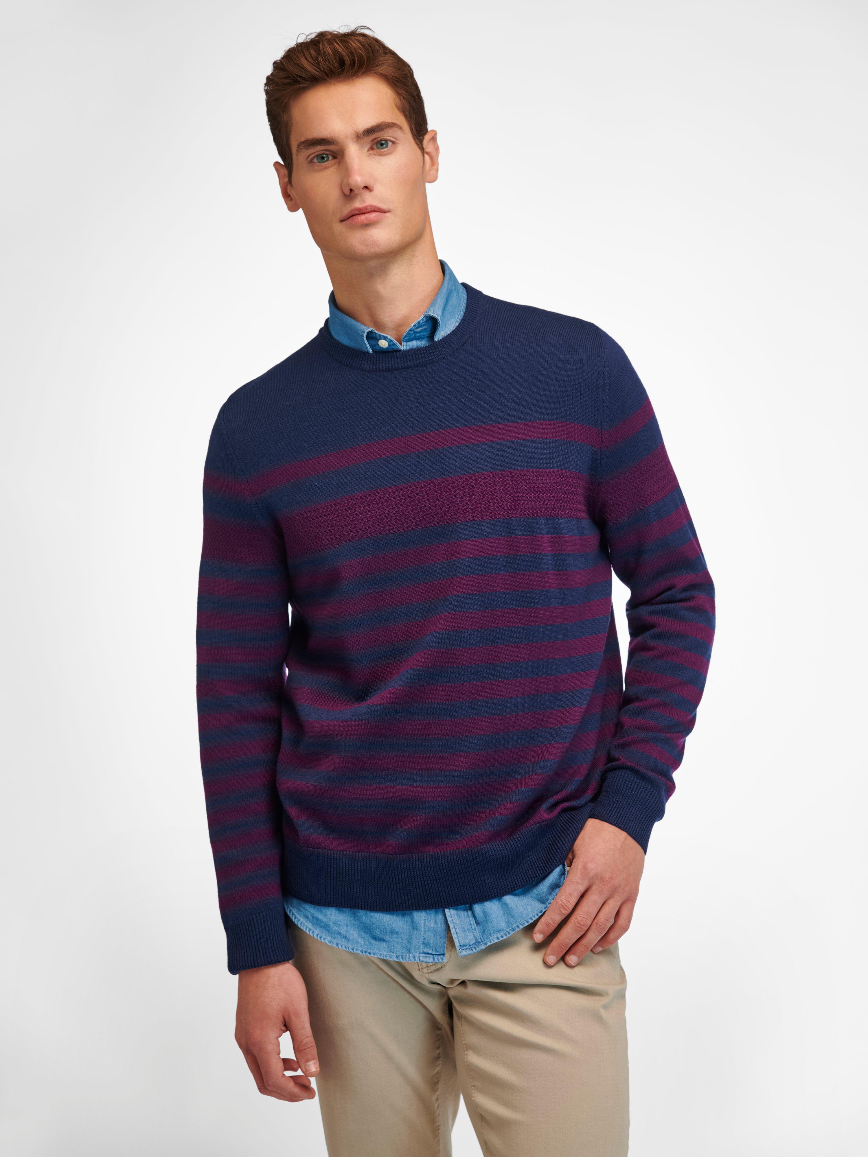 Louis Sayn - Rundhals-Pullover aus 100% Schurwolle