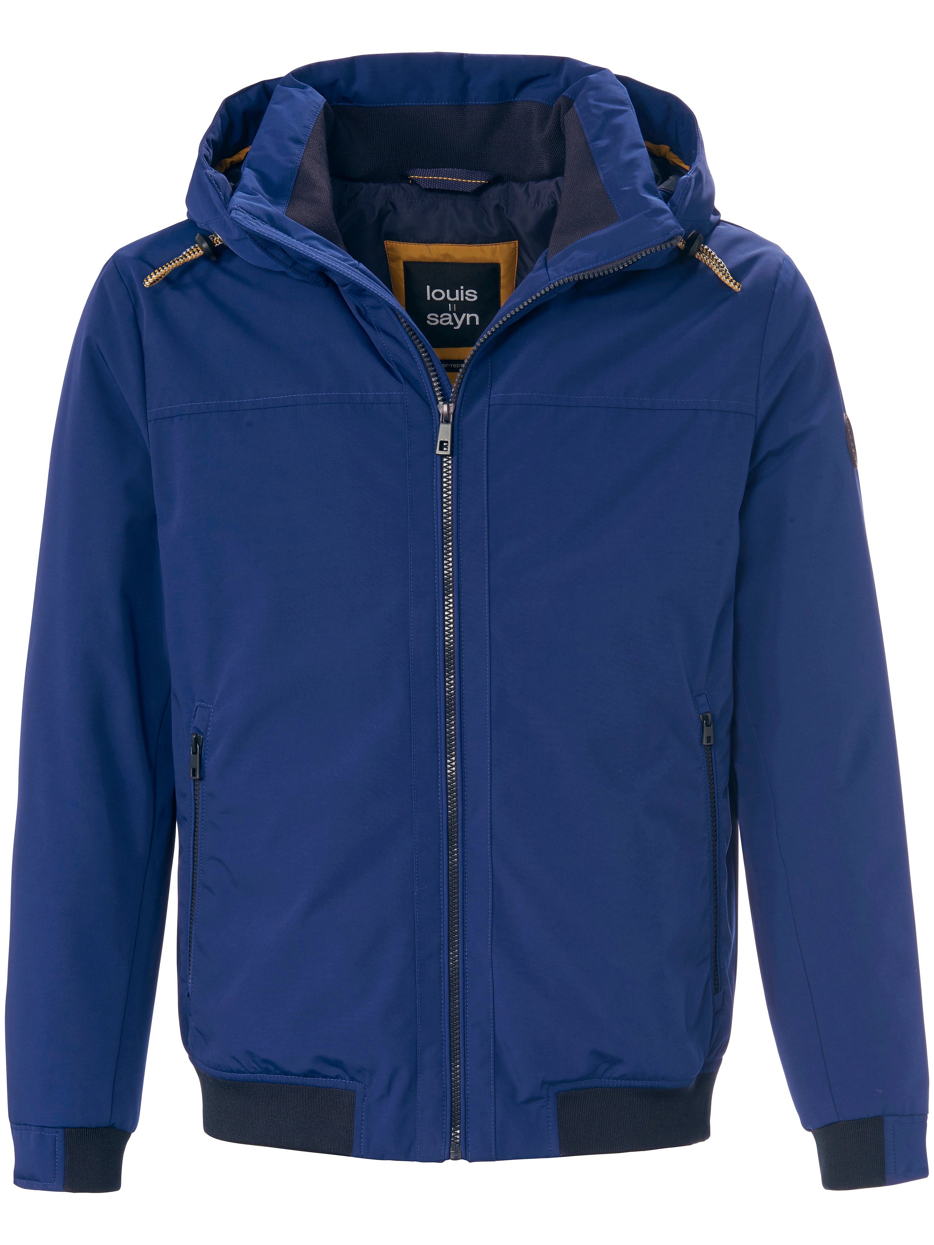 Blouson jacket detachable hood Louis Sayn blue