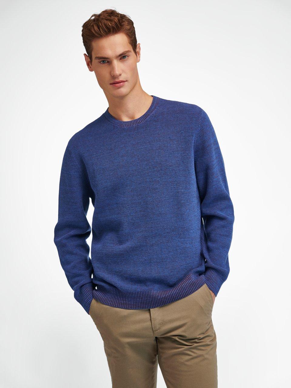 Louis Sayn - Trui met ronde hals en two-tone-effect