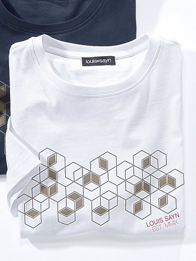 Louis Sayn - T-shirt van 100% katoen met korte mouwen