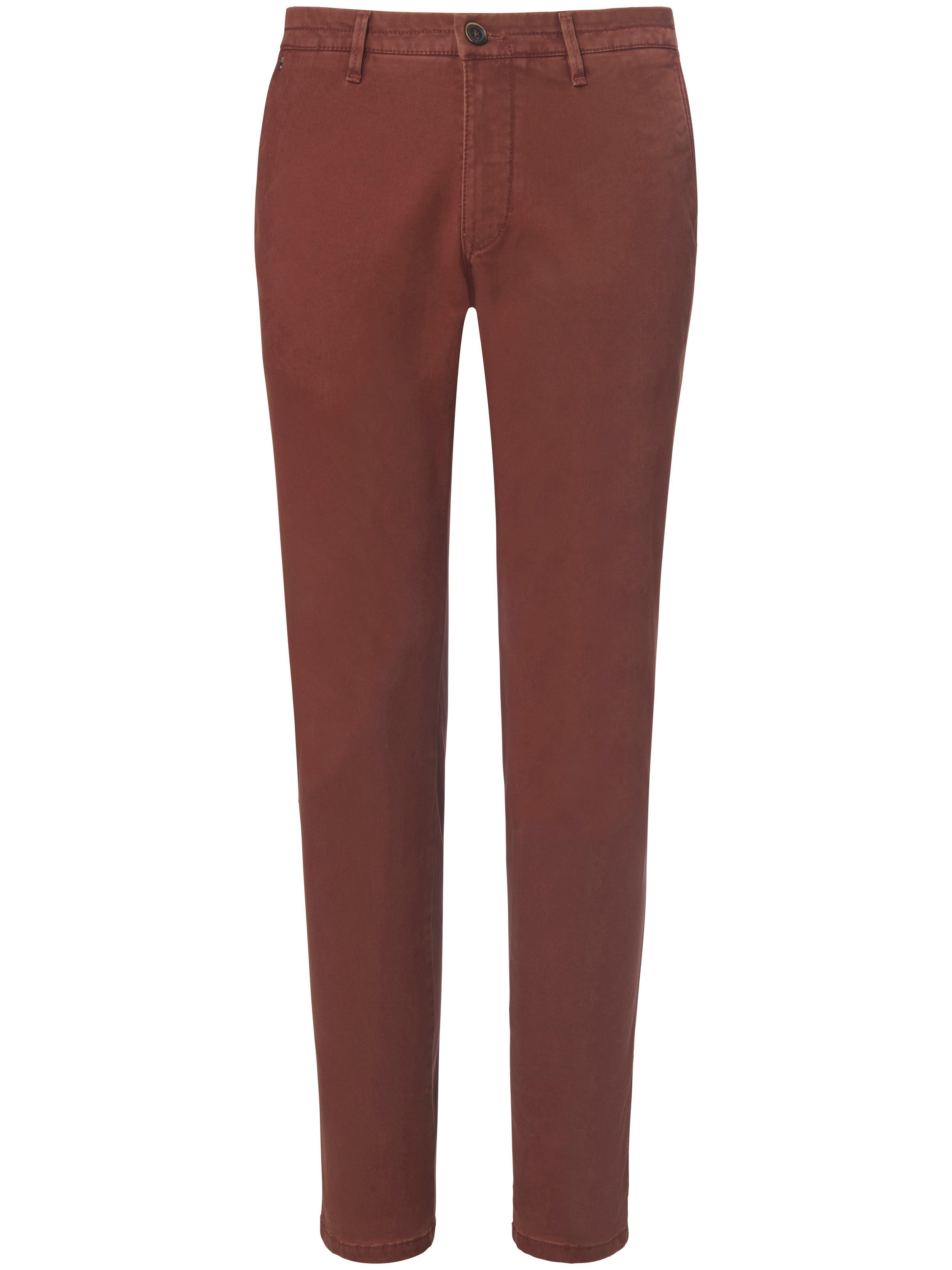 Slim Fit-broek model Sterling lage taille Van gardeur bruin