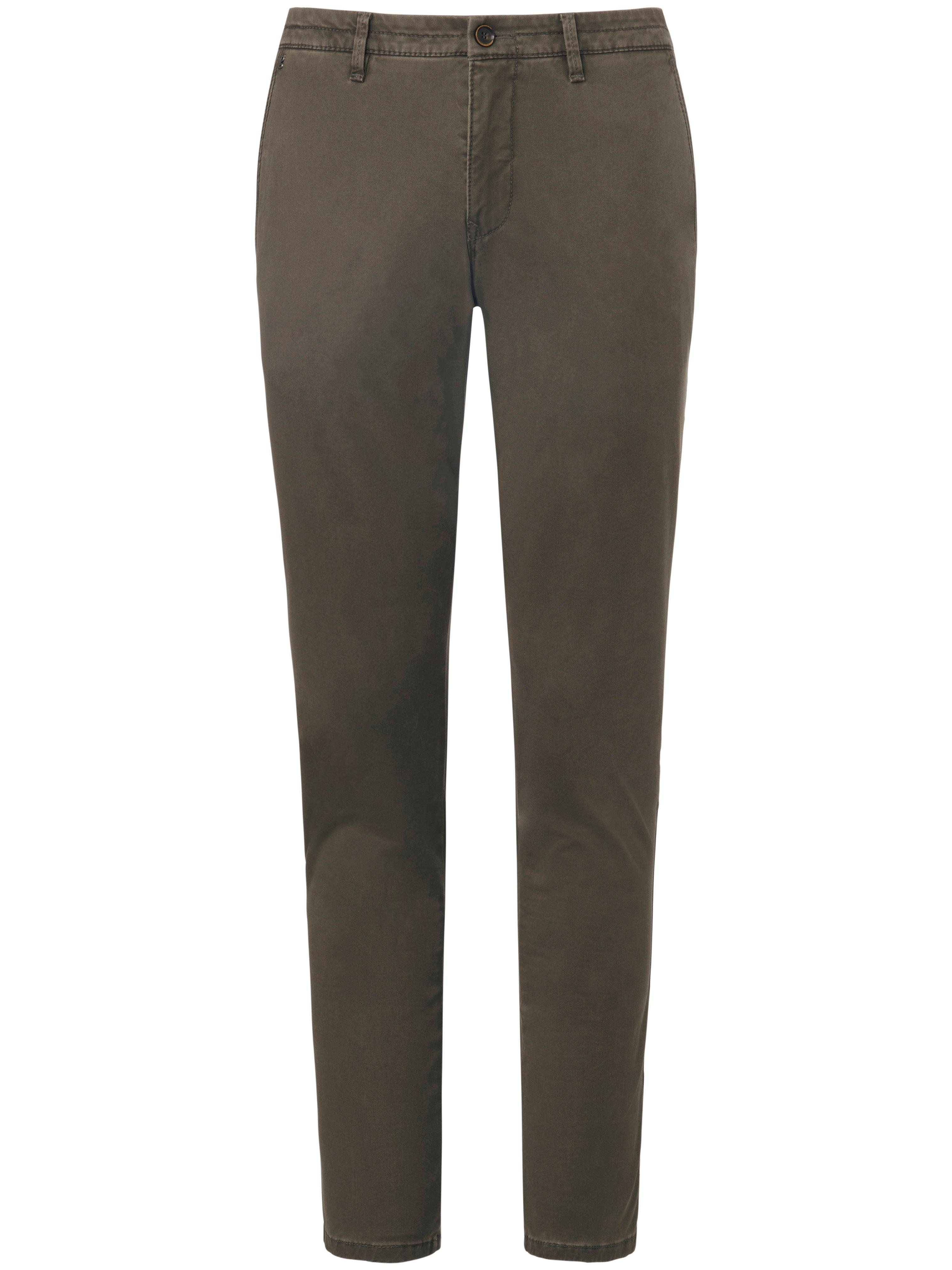 Slim Fit-broek model Sterling lage taille Van gardeur beige