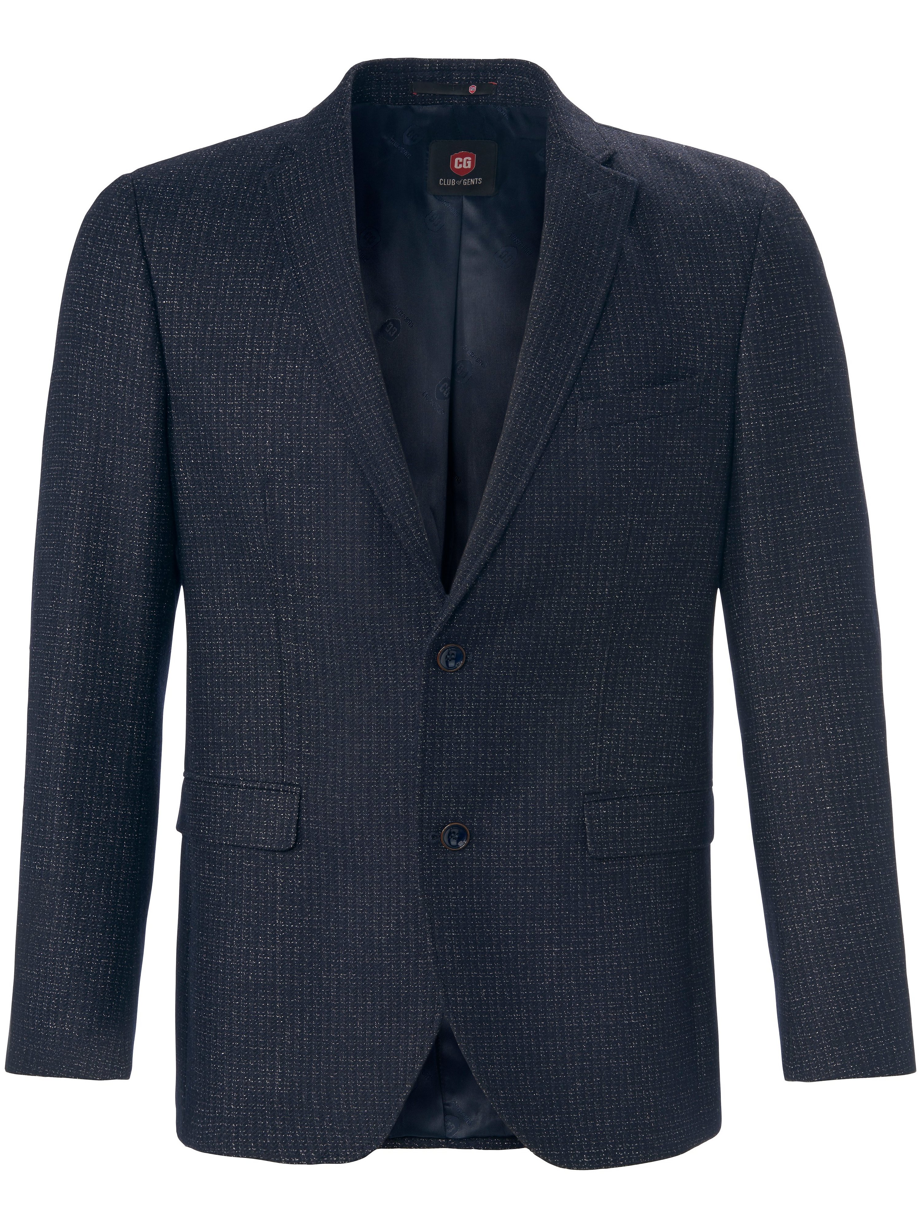 La veste ajustée en drap haut gamme  CG bleu