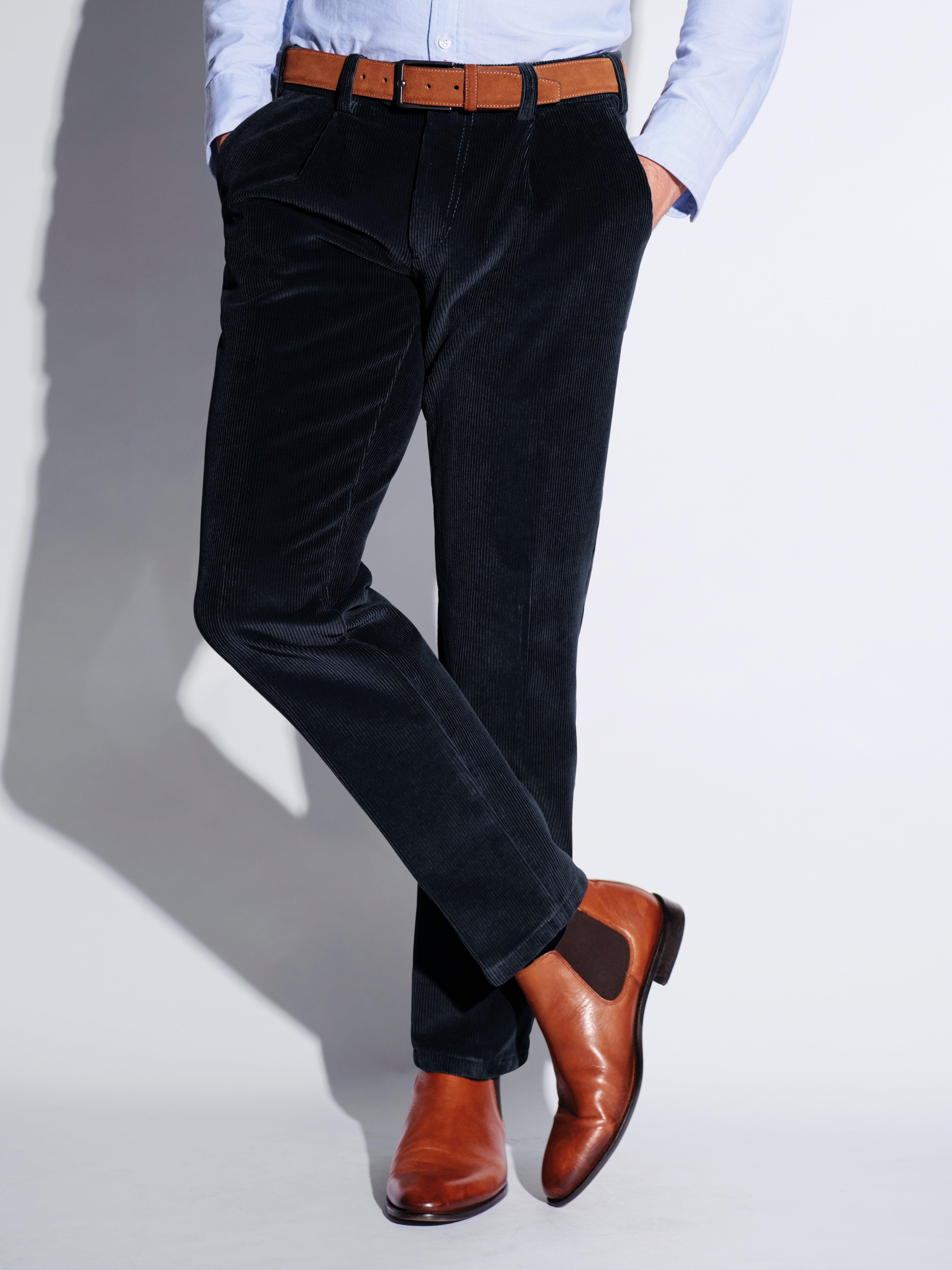 Eurex by Brax - Bandplooibroek van cord model Luis