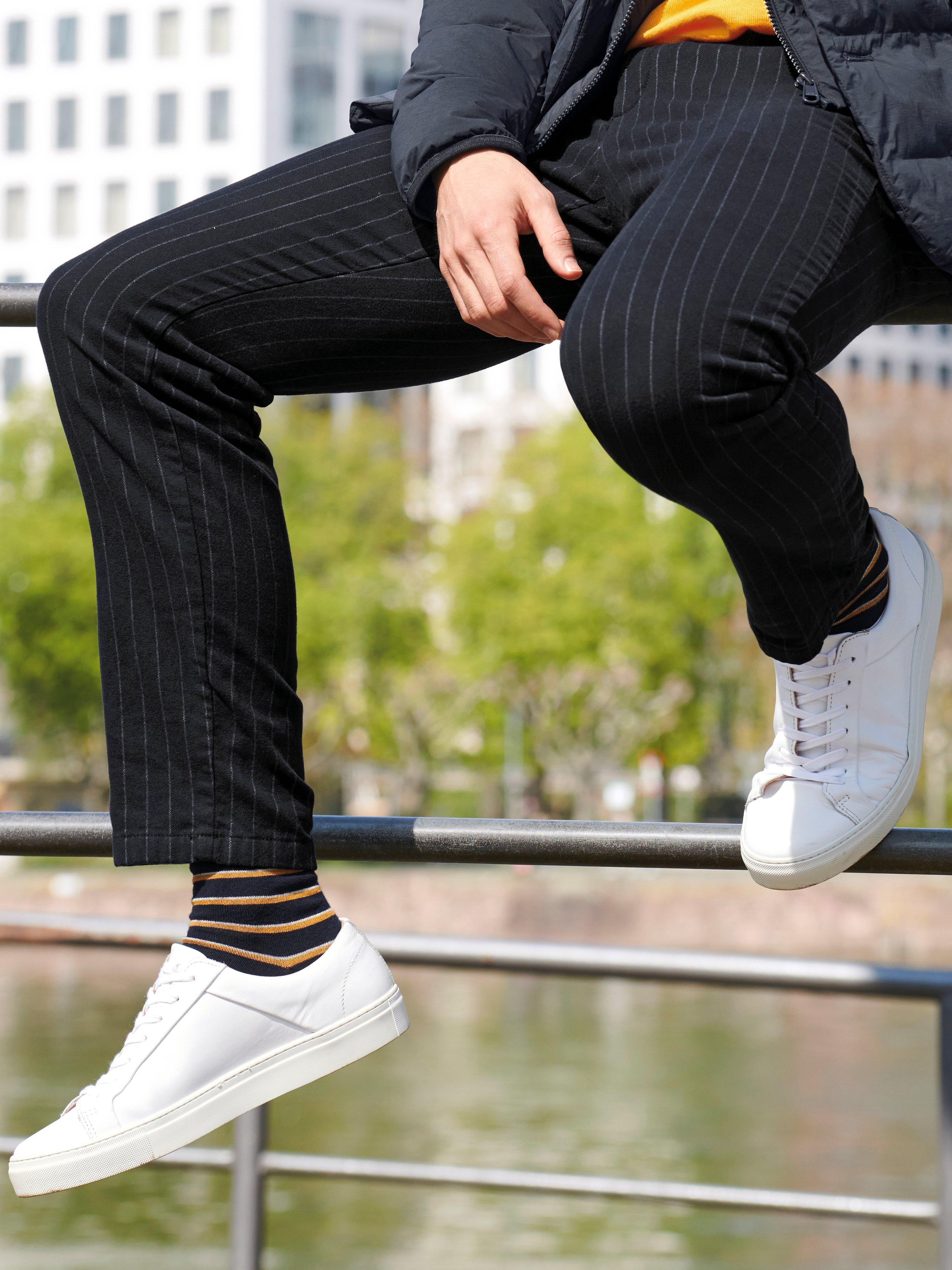 gardeur - Broek met krijtstreepje