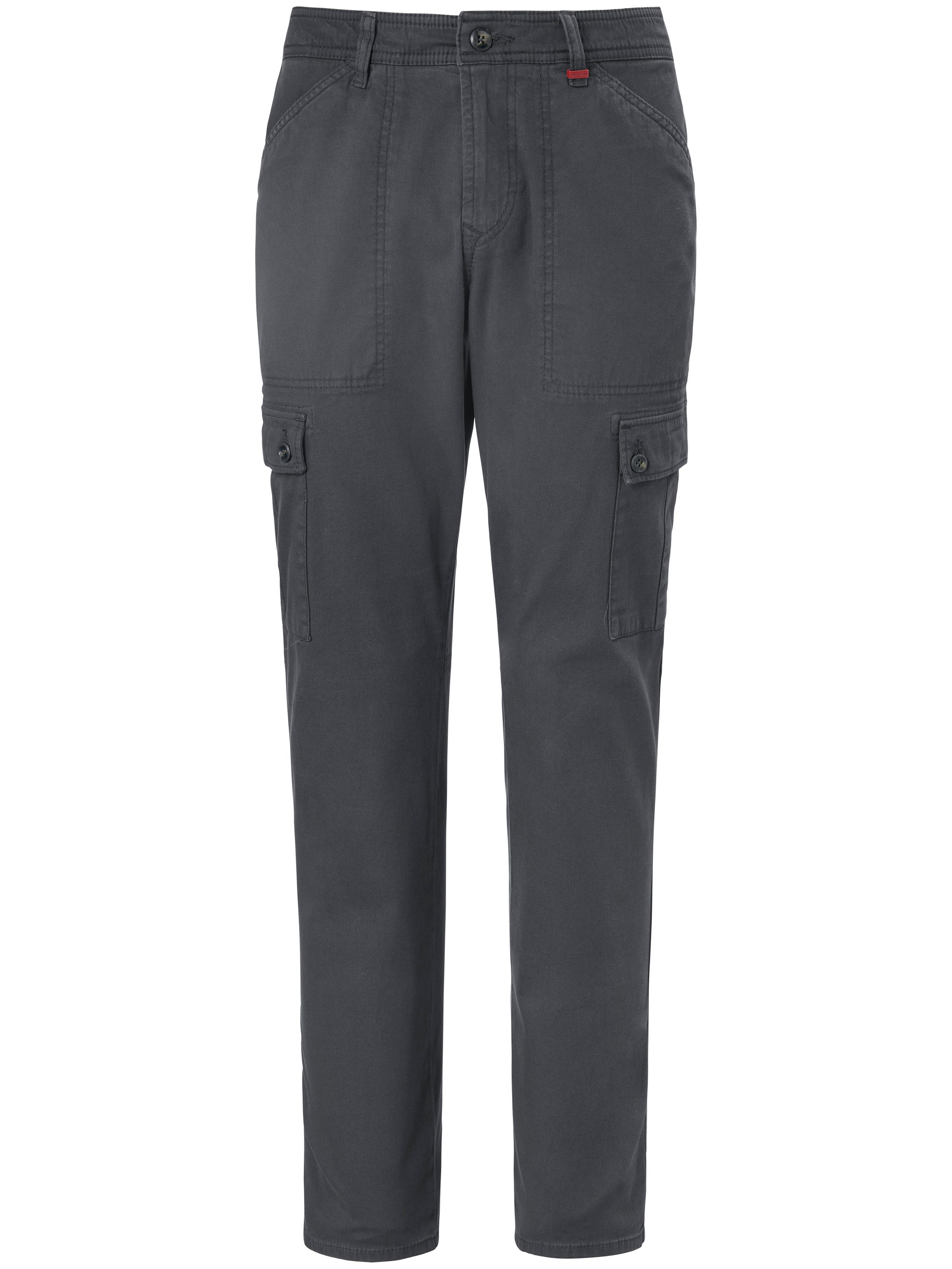 Le pantalon droit à taille basse Modern Fit  Mac gris