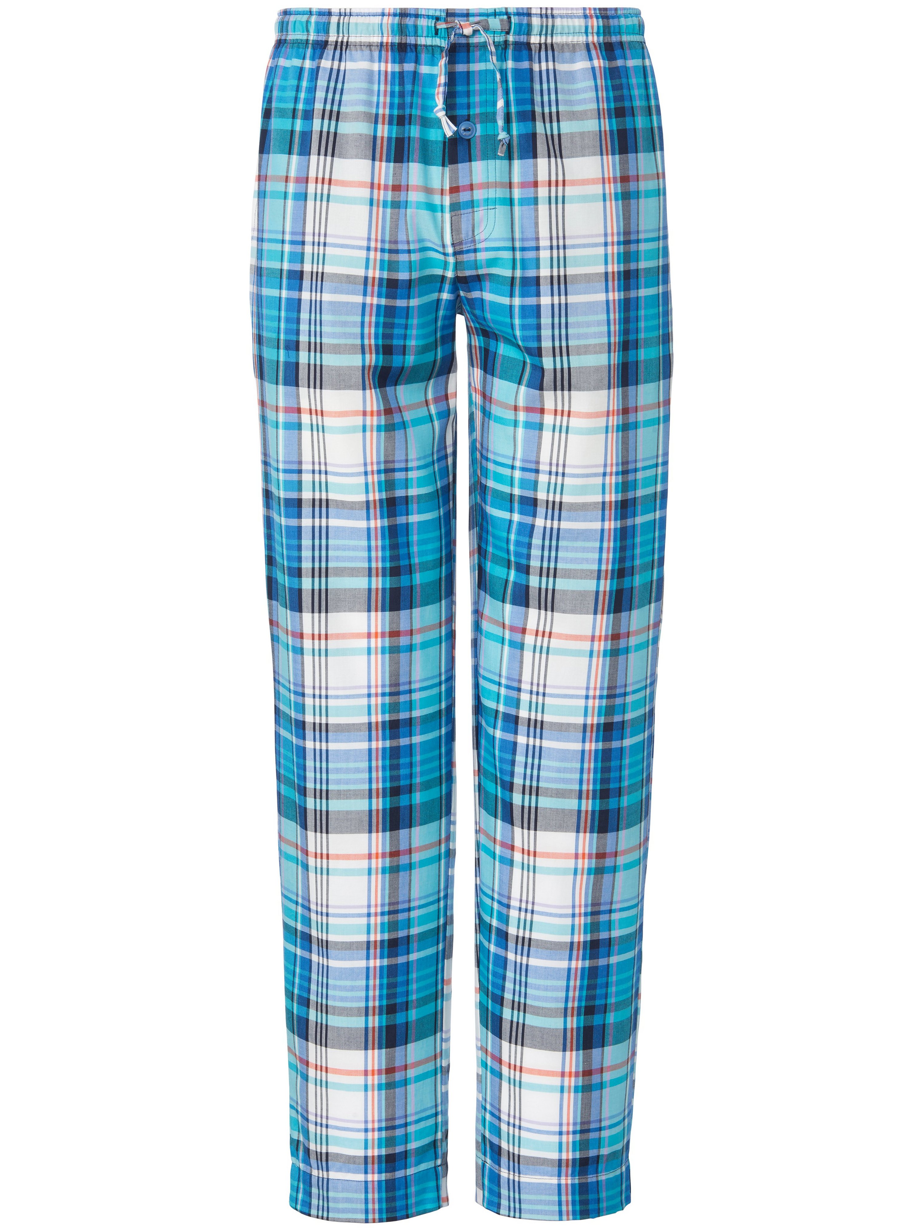 Le pantalon pyjama avec motif carreaux  Jockey turquoise