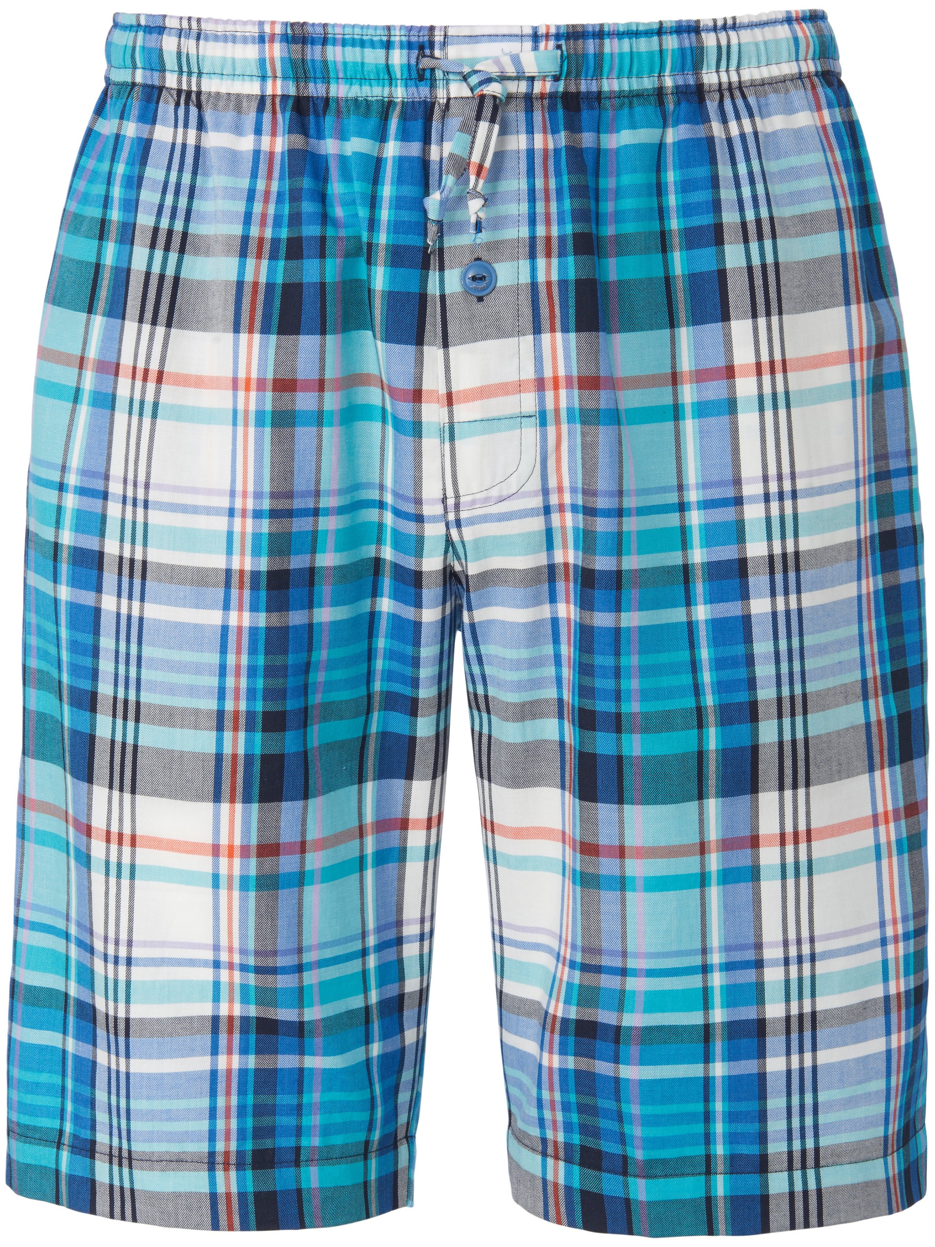 Le short pyjama avec motif carreaux  Jockey turquoise