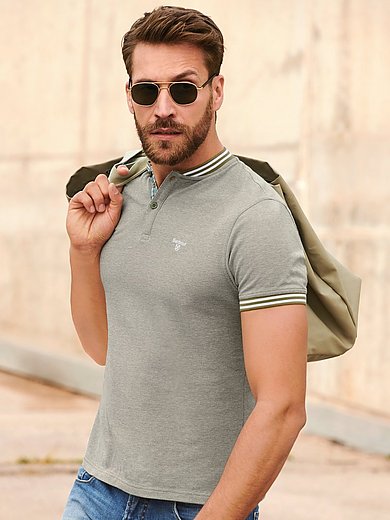 Barbour - Le T-shirt col tunisien 100% coton