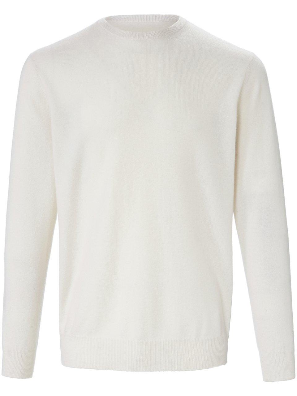 Pullover aus 100% Premium-Kaschmir Peter Hahn Cashmere weiss günstig online kaufen