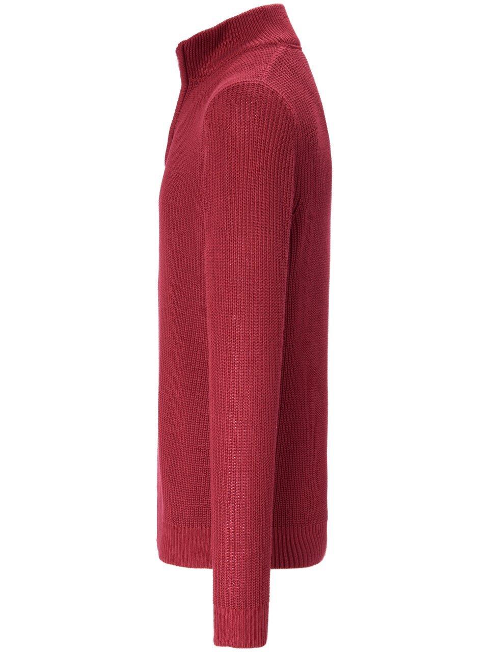 Thumbnail - Pullover Stehbundkragen Louis Sayn rot
