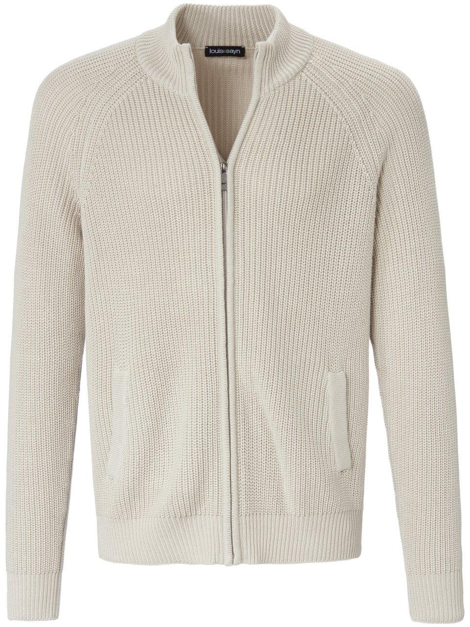 Vest gerstekorrelmotief Van Louis Sayn beige