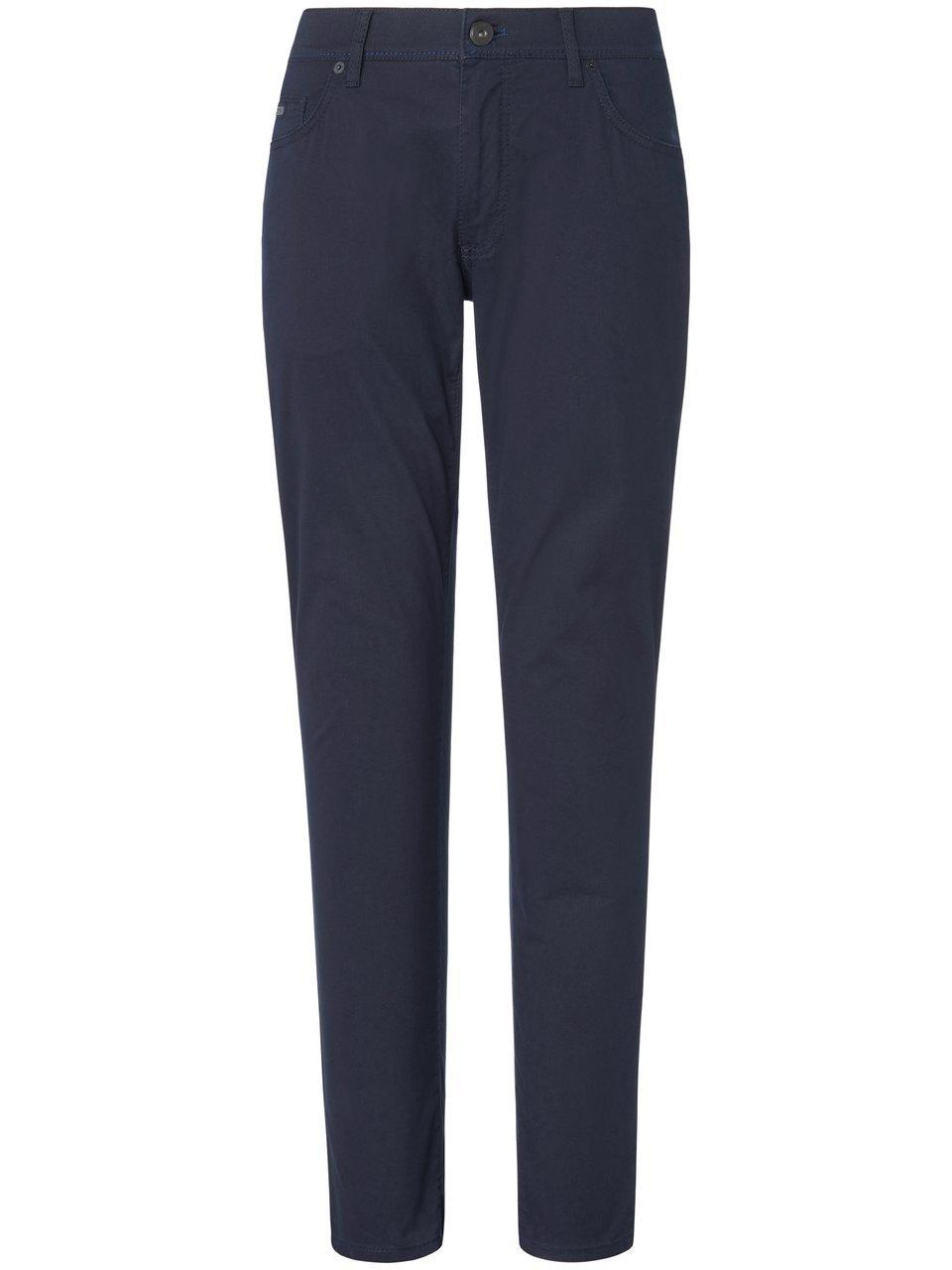 Straight Fit-broek model Cadiz Van Brax Feel Good blauw