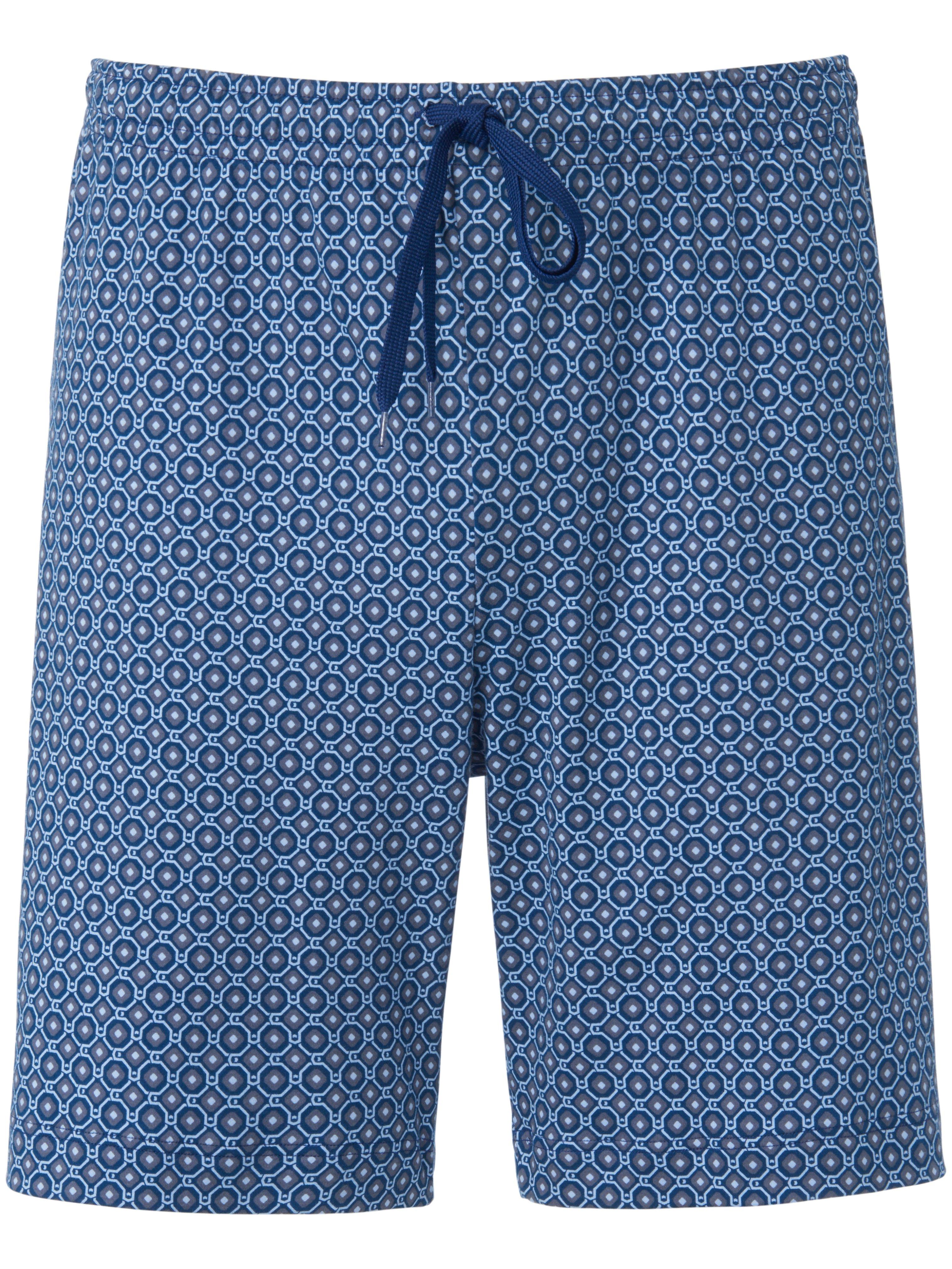 Korte pyjamabroek Van Mey Night blauw