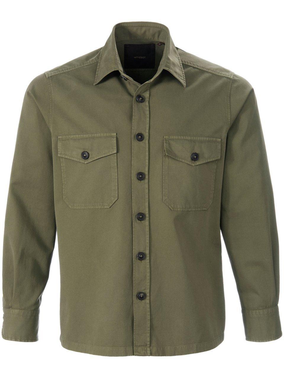 Casual fit overhemd Van Windsor groen