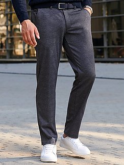 Le pantalon velours côtelé gris Peter Hahn Homme Vêtements Pantalons & Jeans Pantalons Pantalons coupe droite 