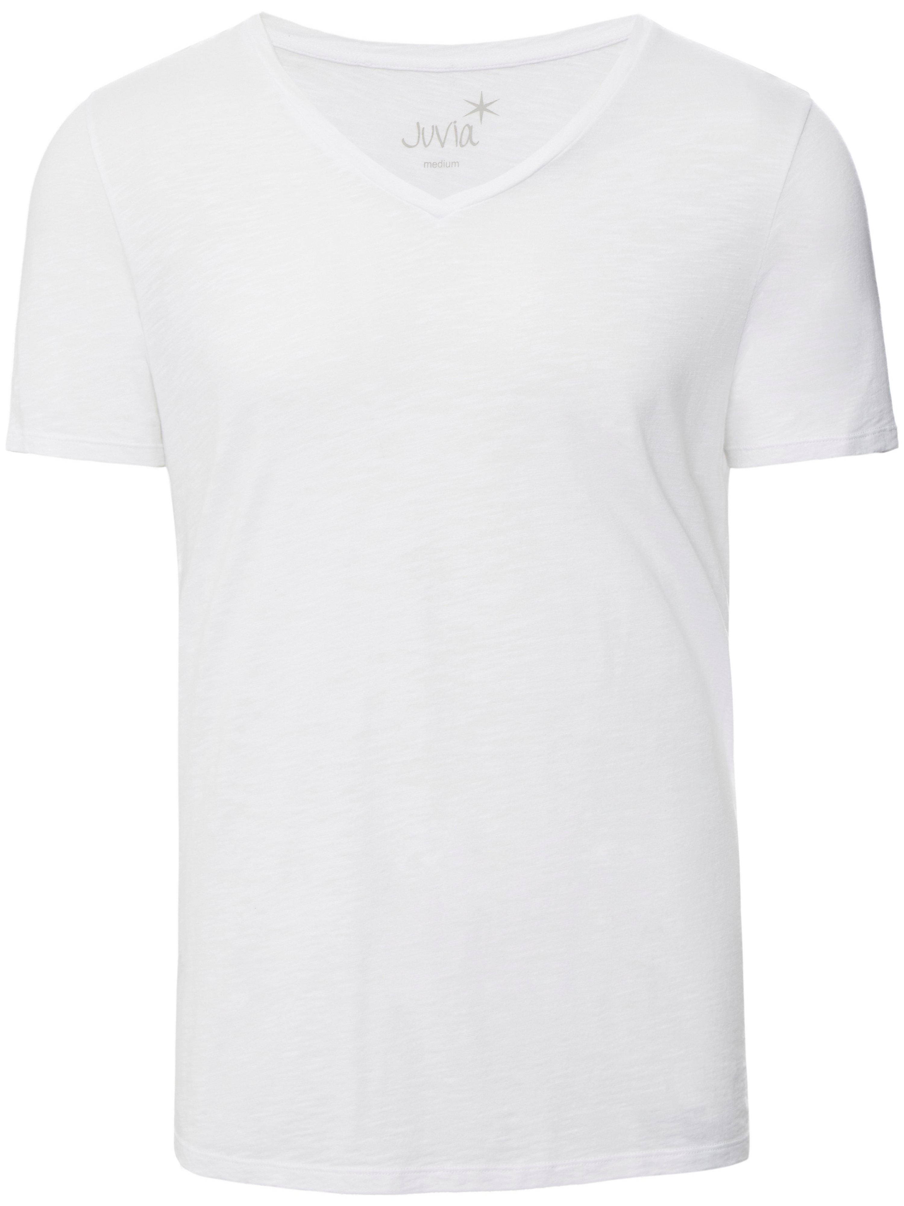 Le T-shirt col V  Juvia blanc taille 48
