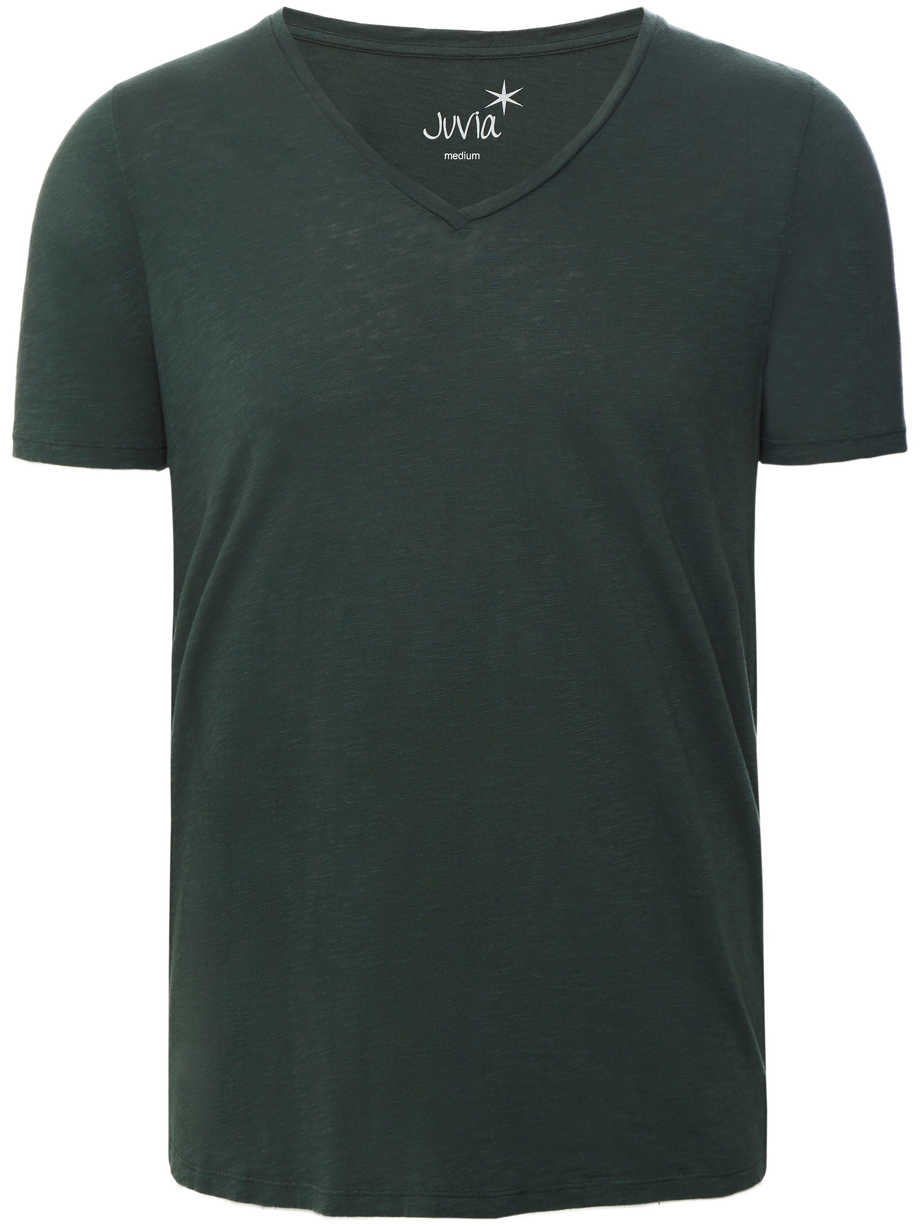 Le T-shirt col V  Juvia vert taille 50