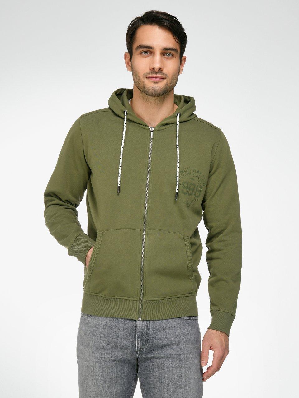 Fynch Hatton - Gerippte Sweatjacke