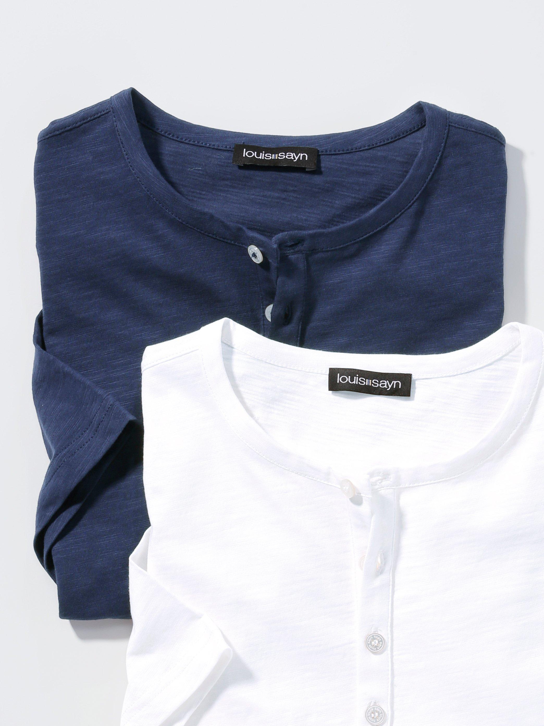 Louis Sayn - Henleyshirt van 100% katoen
