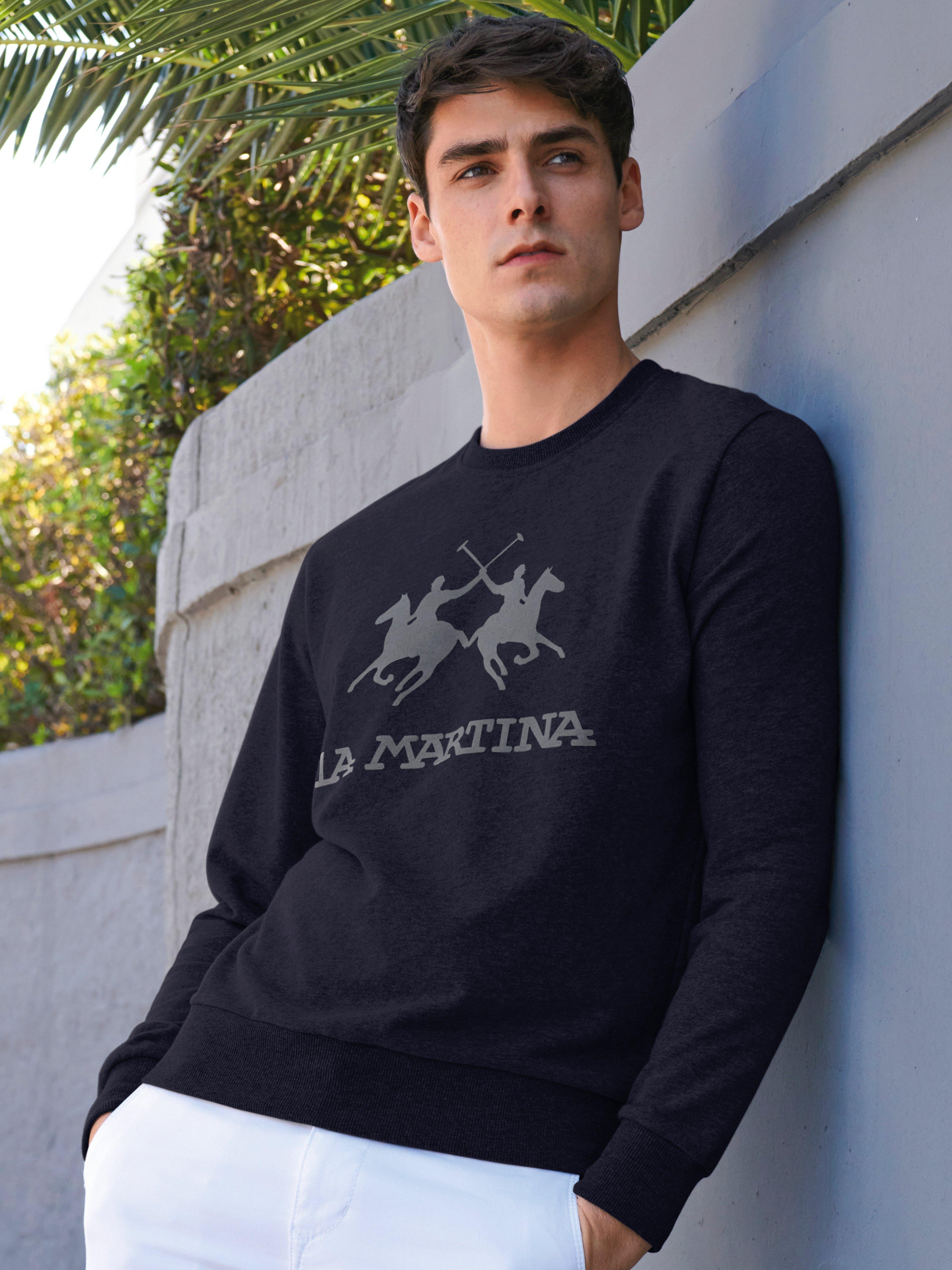 La Martina - Sweatshirt van 100% katoen