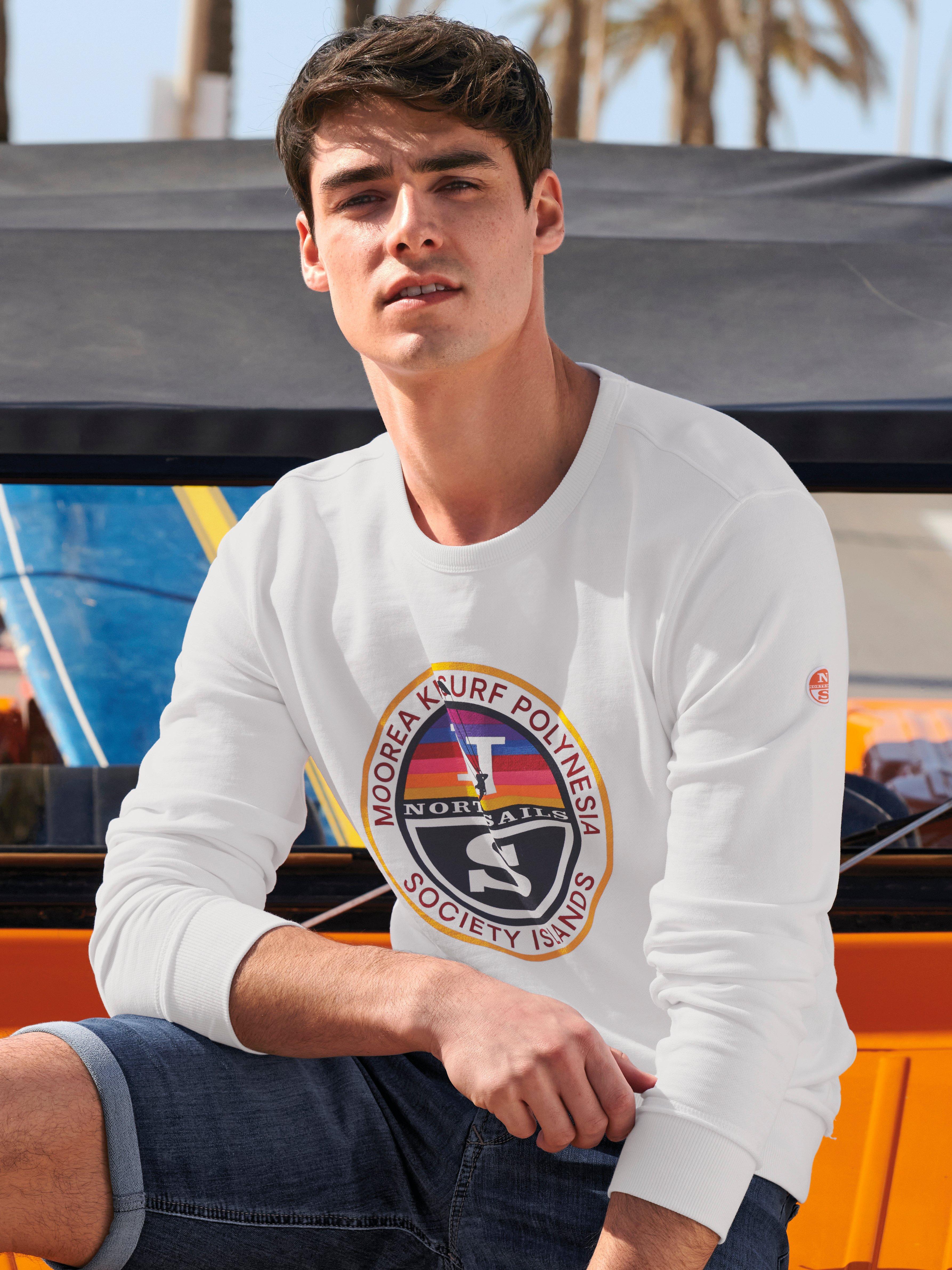 North Sails - Sweatshirt van 100% katoen
