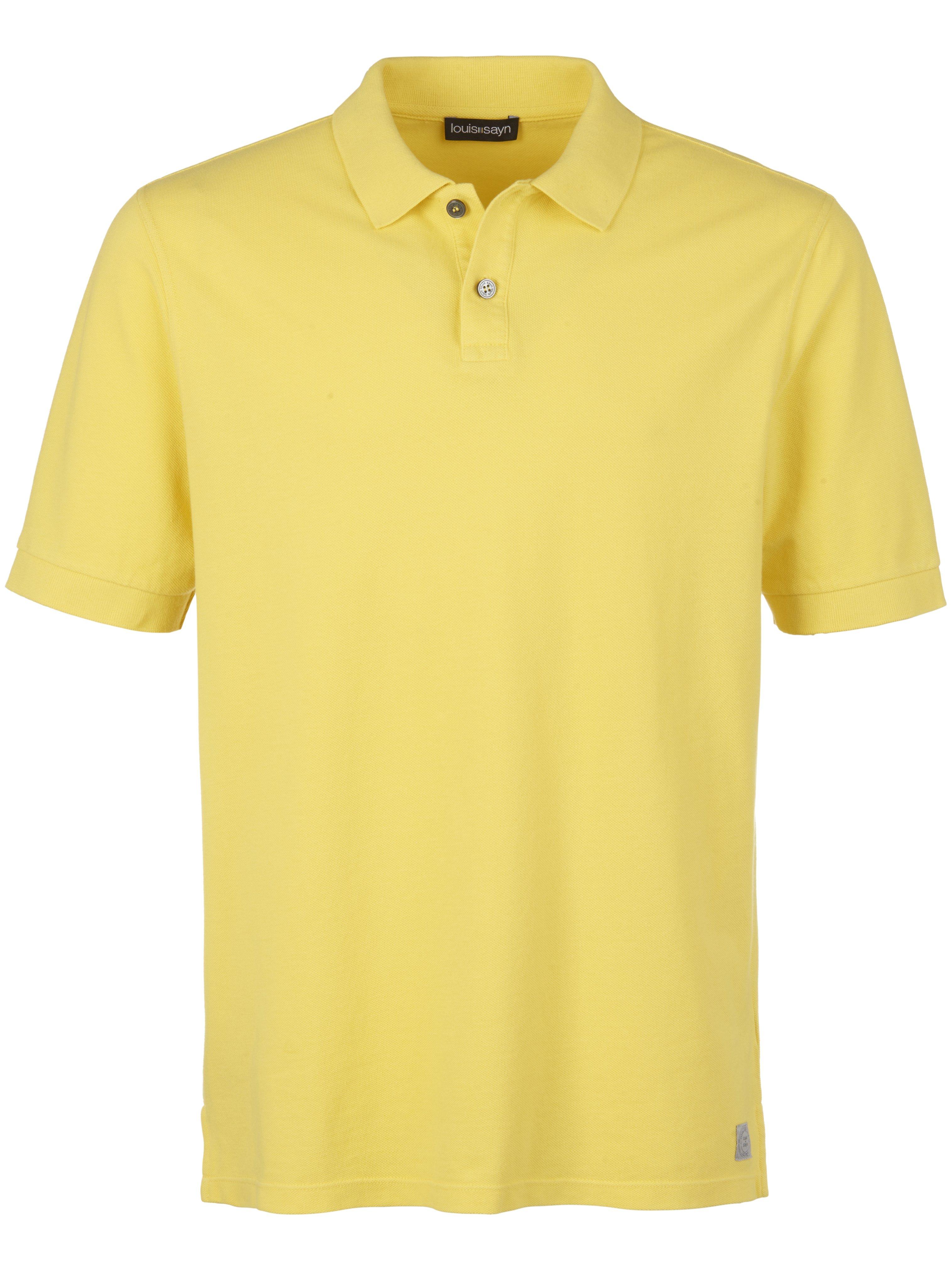 Poloshirt 100% katoen Van Louis Sayn geel
