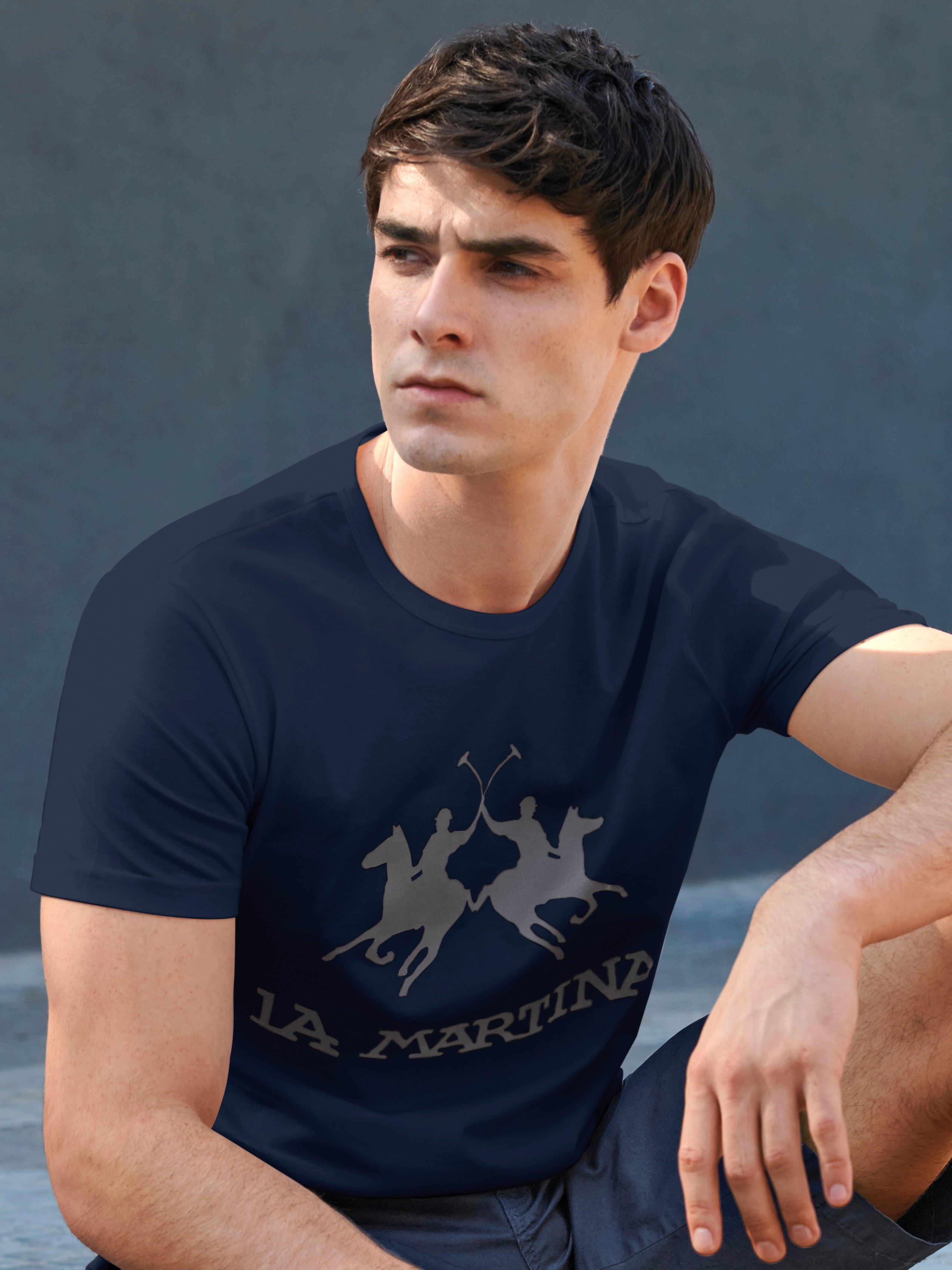 La Martina - Rundhals-Shirt mit 1/2-Arm