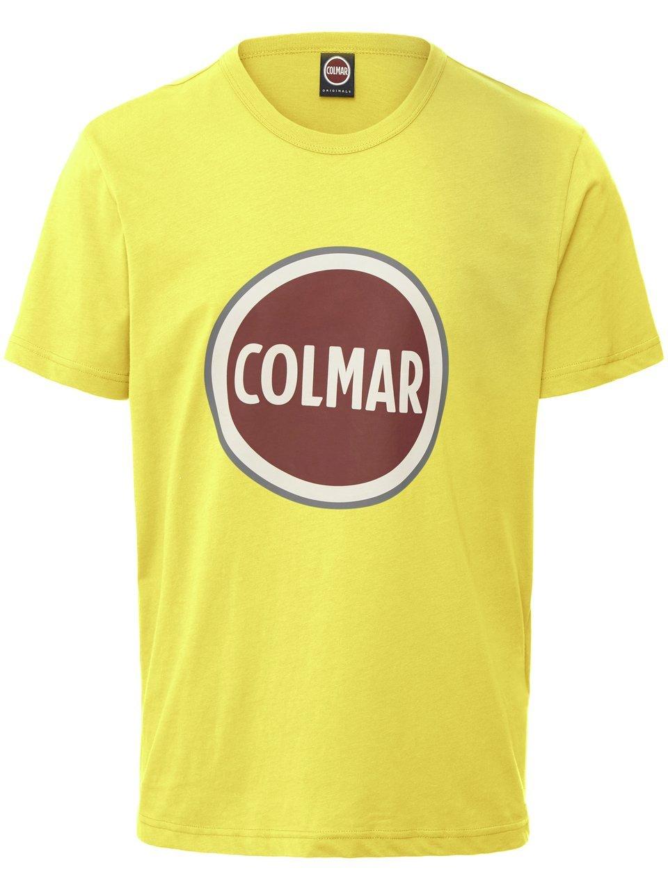Shirt 100% katoen ronde hals Van COLMAR geel