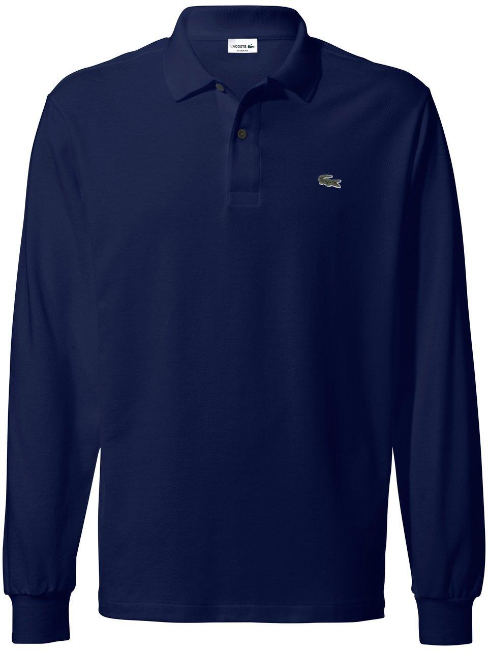 Poloshirt model L1312 100% katoen Van Lacoste blauw