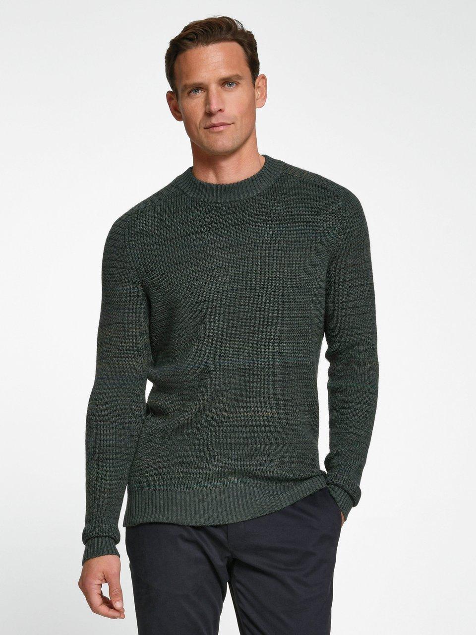 Louis Sayn - Round neck jumper - dark olive