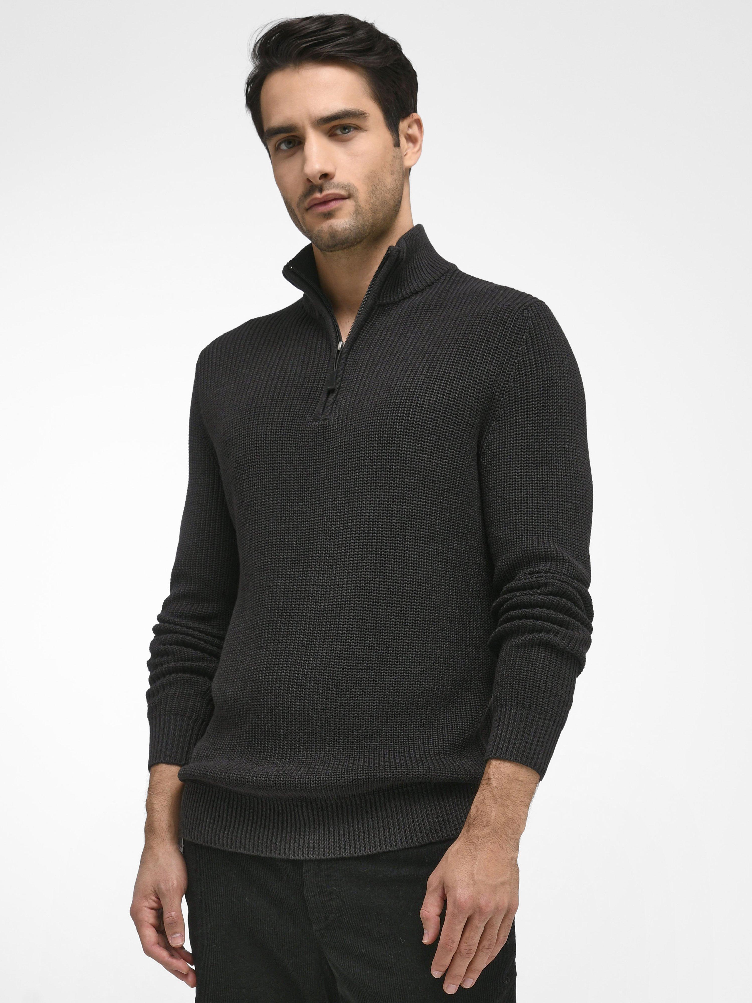 Louis Sayn - Pullover mit Stehbundkragen