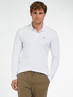 Peter Hahn Homme Vêtements Tops & T-shirts T-shirts Manches longues Le polo à manches mi-longues gris 