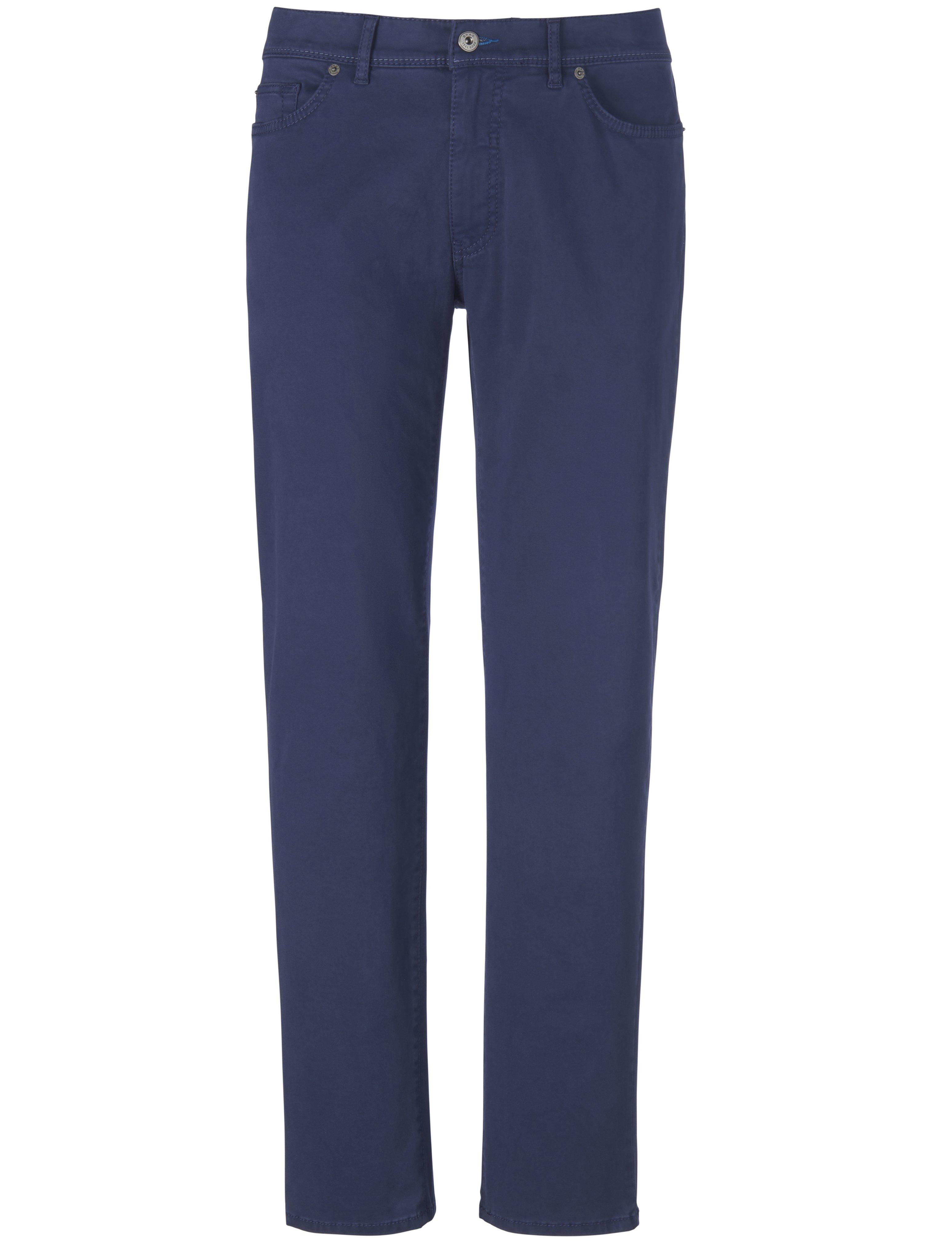 Straight Fit-broek model Cadiz Van Brax Feel Good blauw