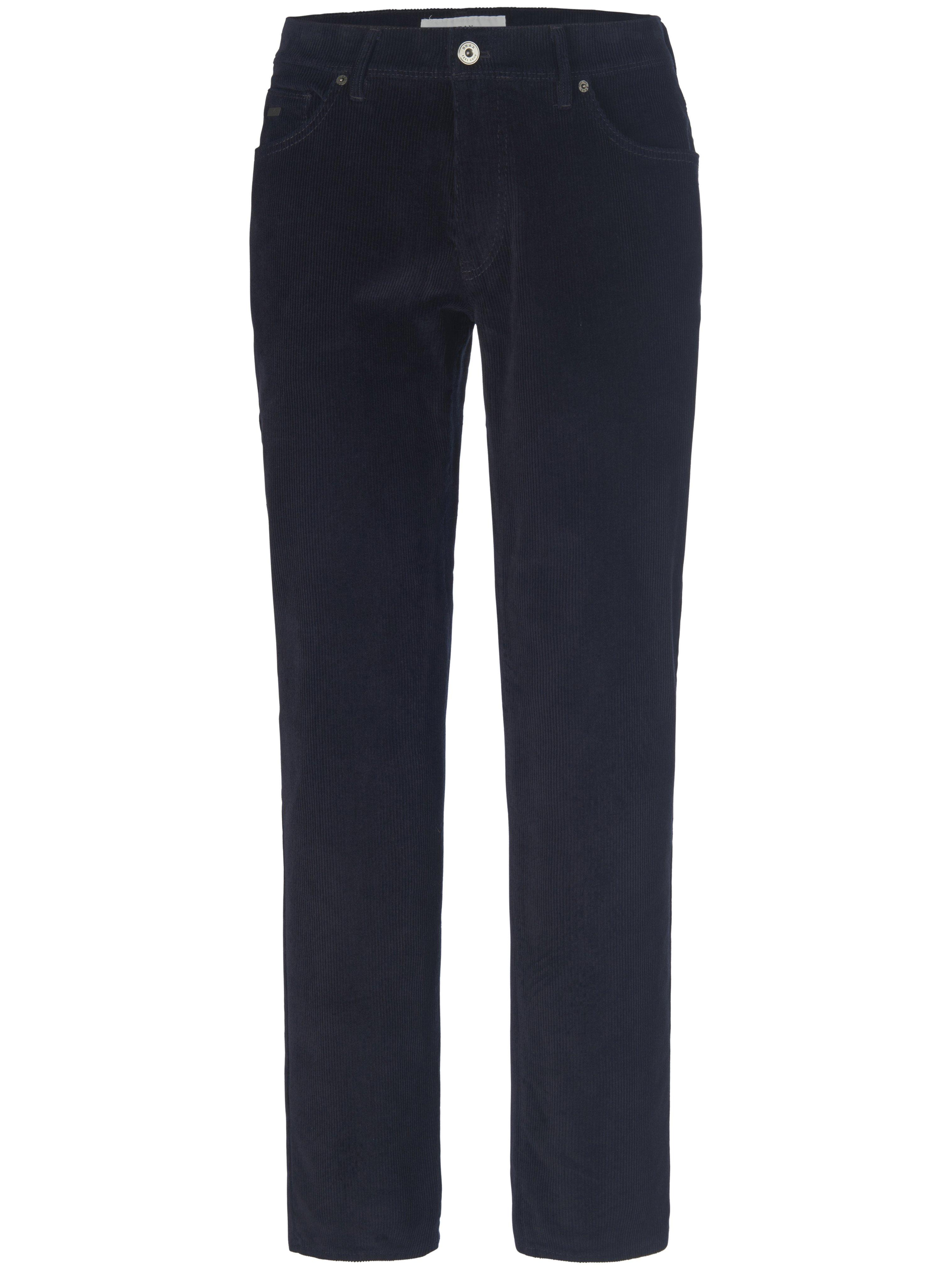 Corduroy broek model Cadiz Van Brax Feel Good blauw