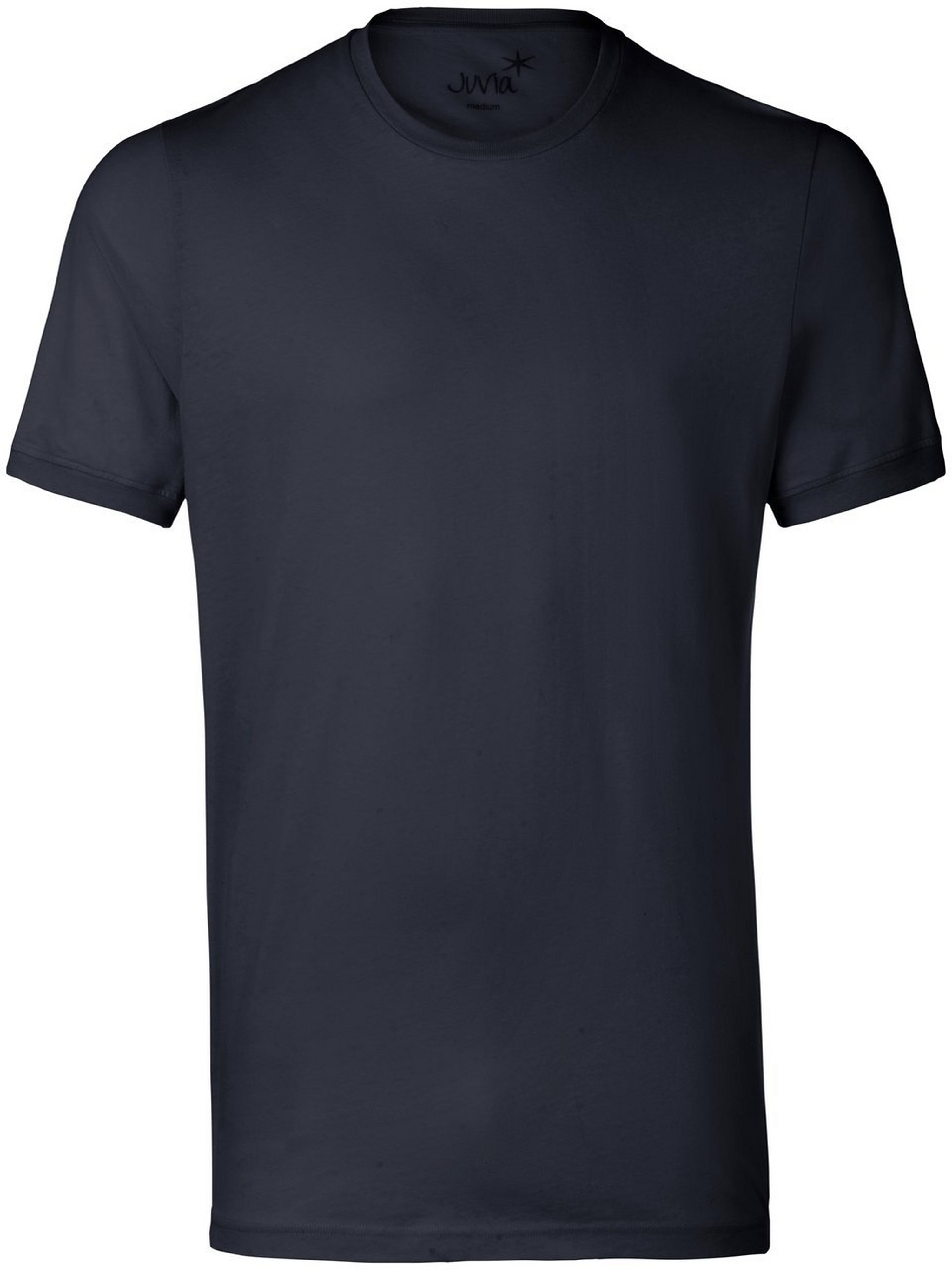 Shirt ronde hals 100% katoen Van Juvia blauw
