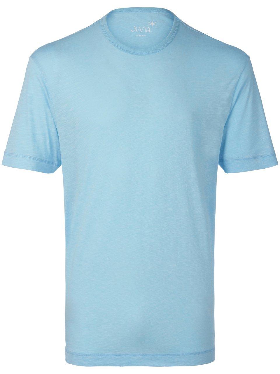 Shirt ronde hals en korte mouwen Van Juvia turquoise