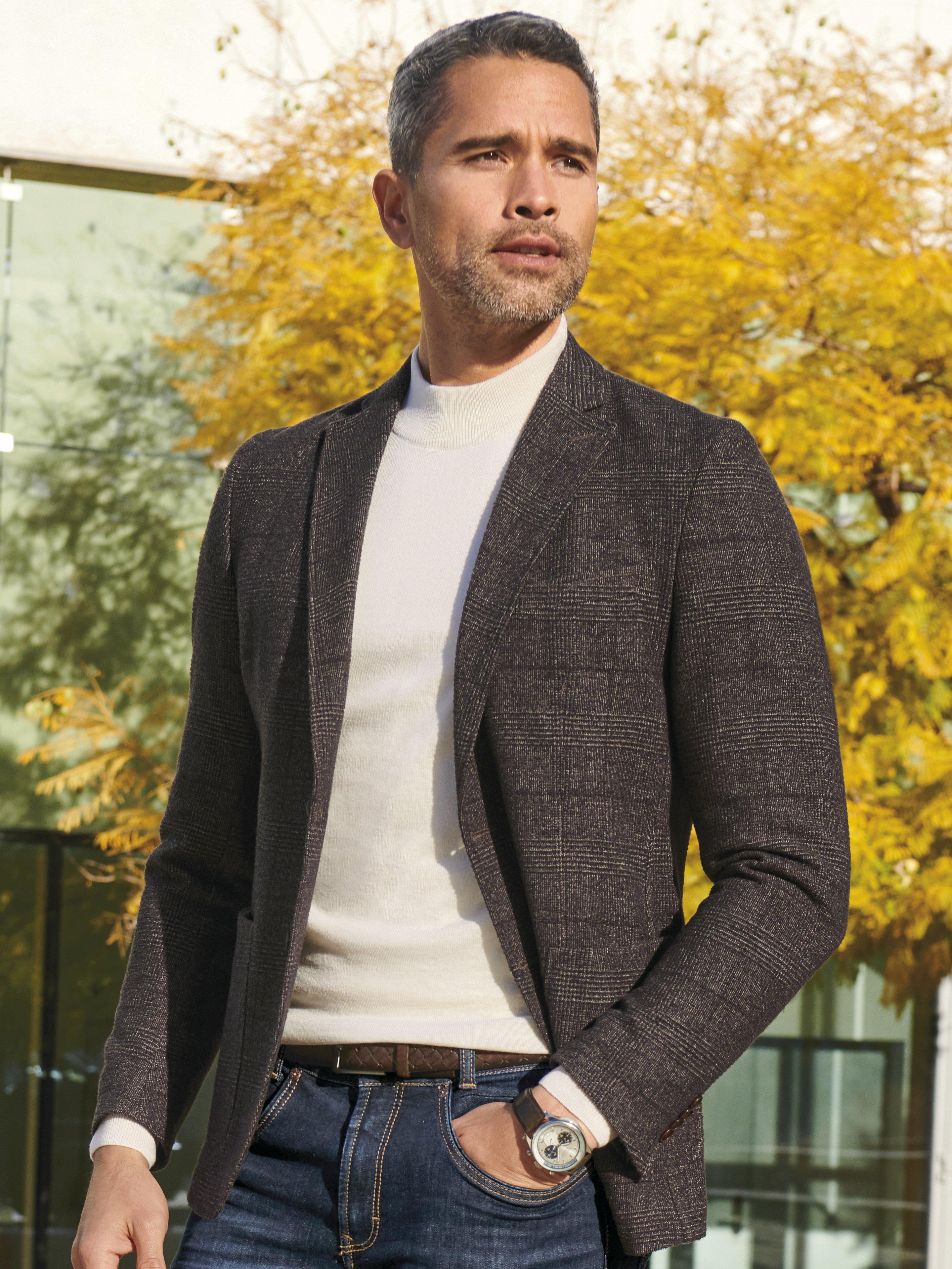 CG - Sports jacket in wool mix - brown