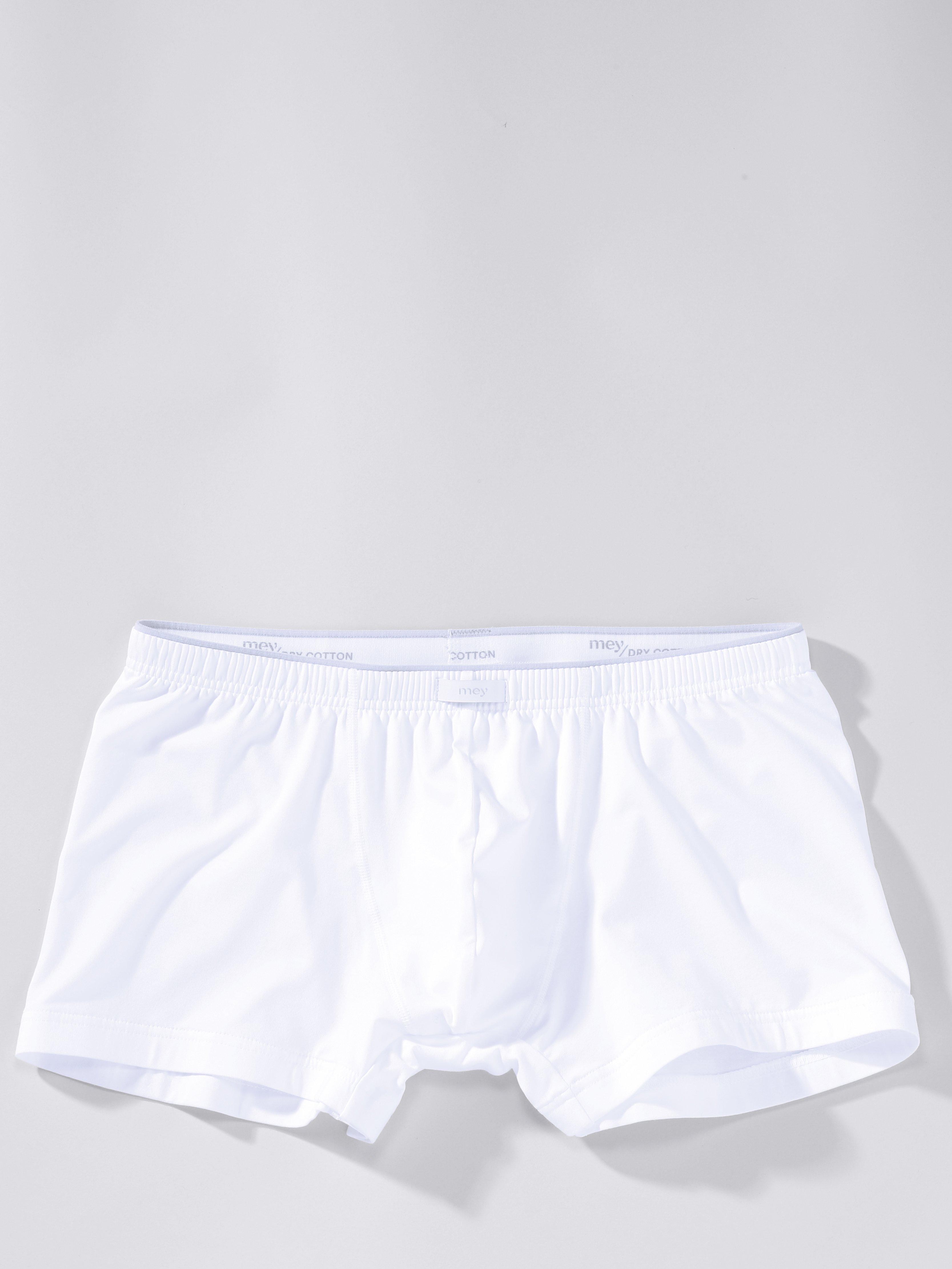 Le short en single jersey superfin  Mey blanc