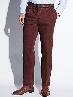Le pantalon velours côtelé marron Peter Hahn Homme Vêtements Pantalons & Jeans Pantalons Pantalons coupe droite 