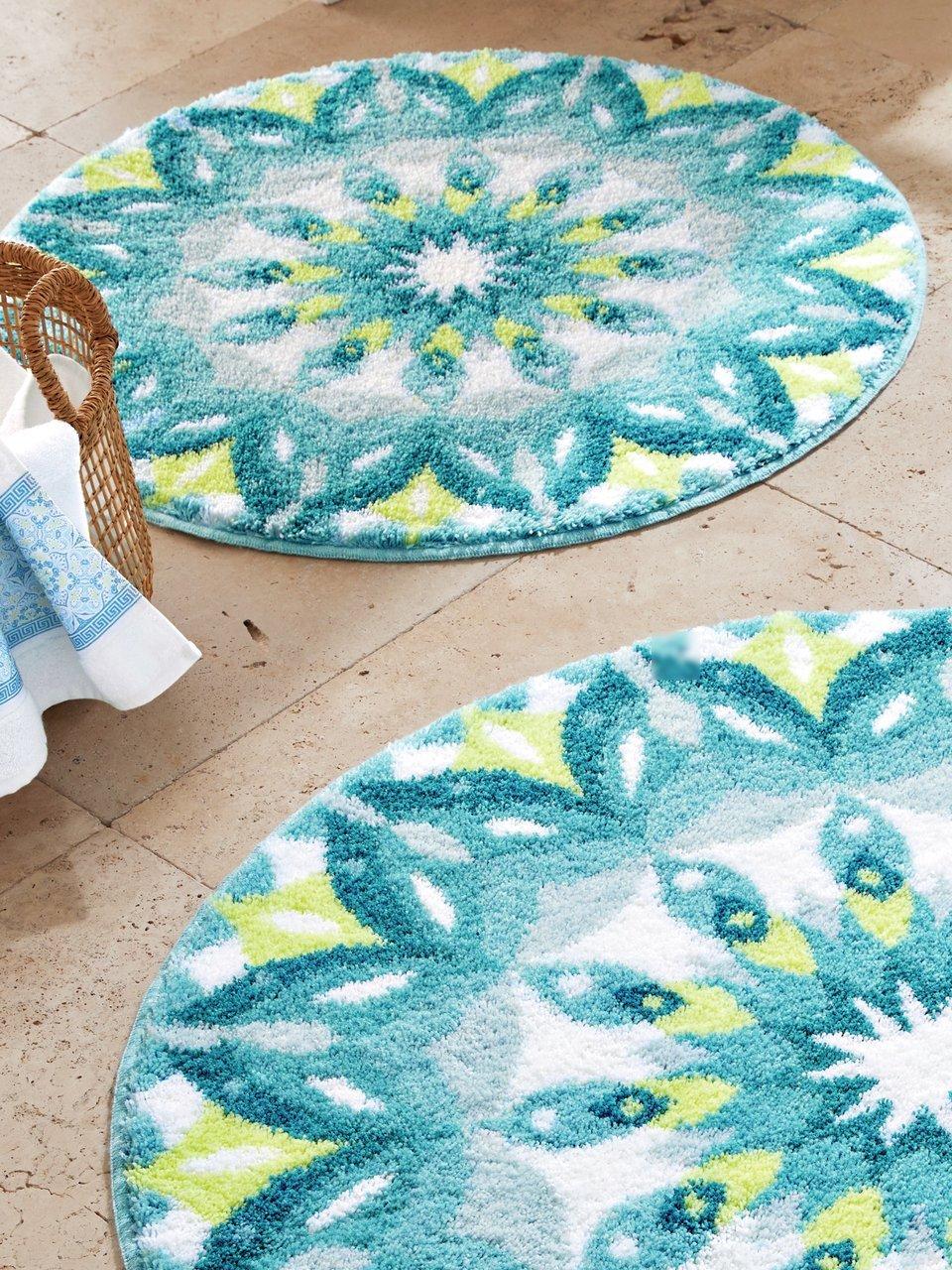 Peter Hahn - Le tapis de bain rond avec élégant motif mandala