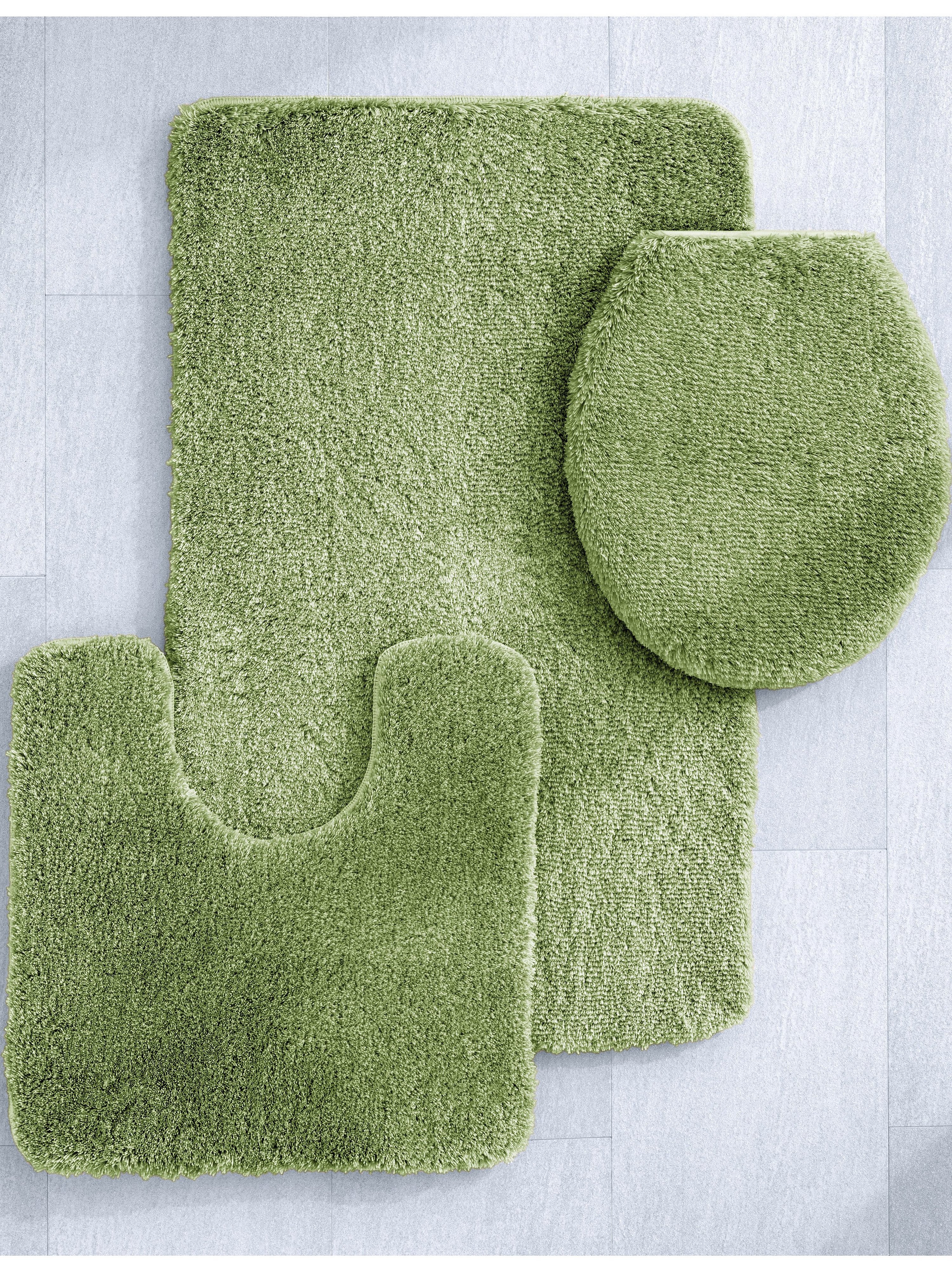 Toiletdekseldekje ca. 47x50 cm Van Kleine Wolke groen