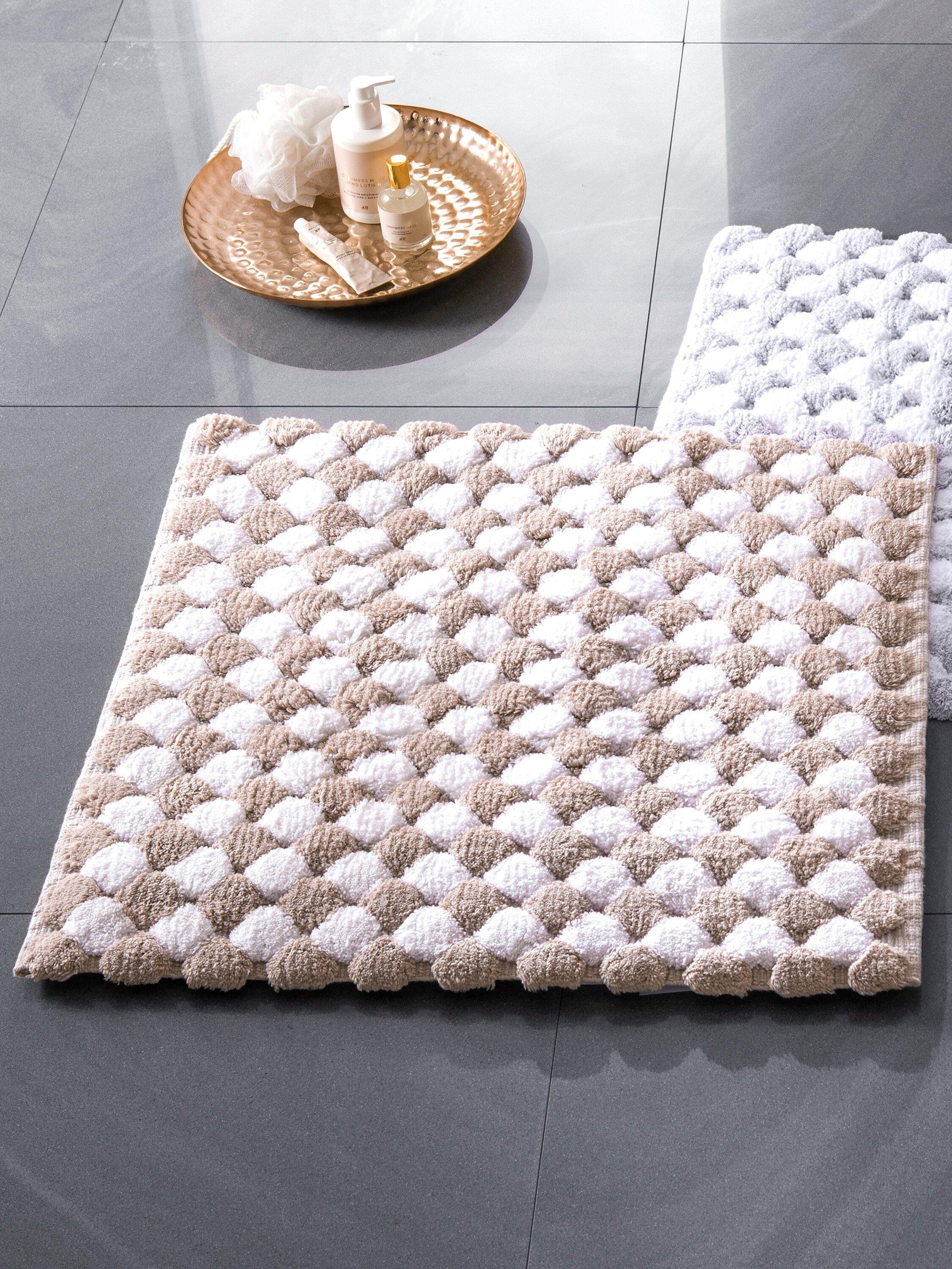 Kleine Wolke - Le tapis de bain en pur coton, 60x100 cm ...